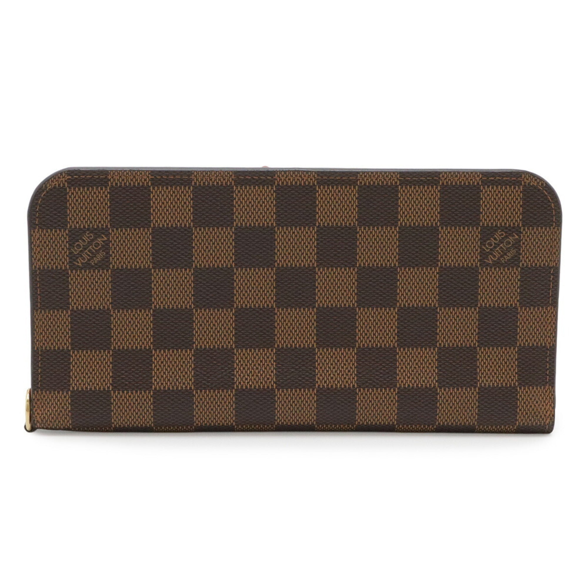 Louis Vuitton Brown Damier Canvas Pvc Long Wallet (Bi-Fold) (Pre-Owned)