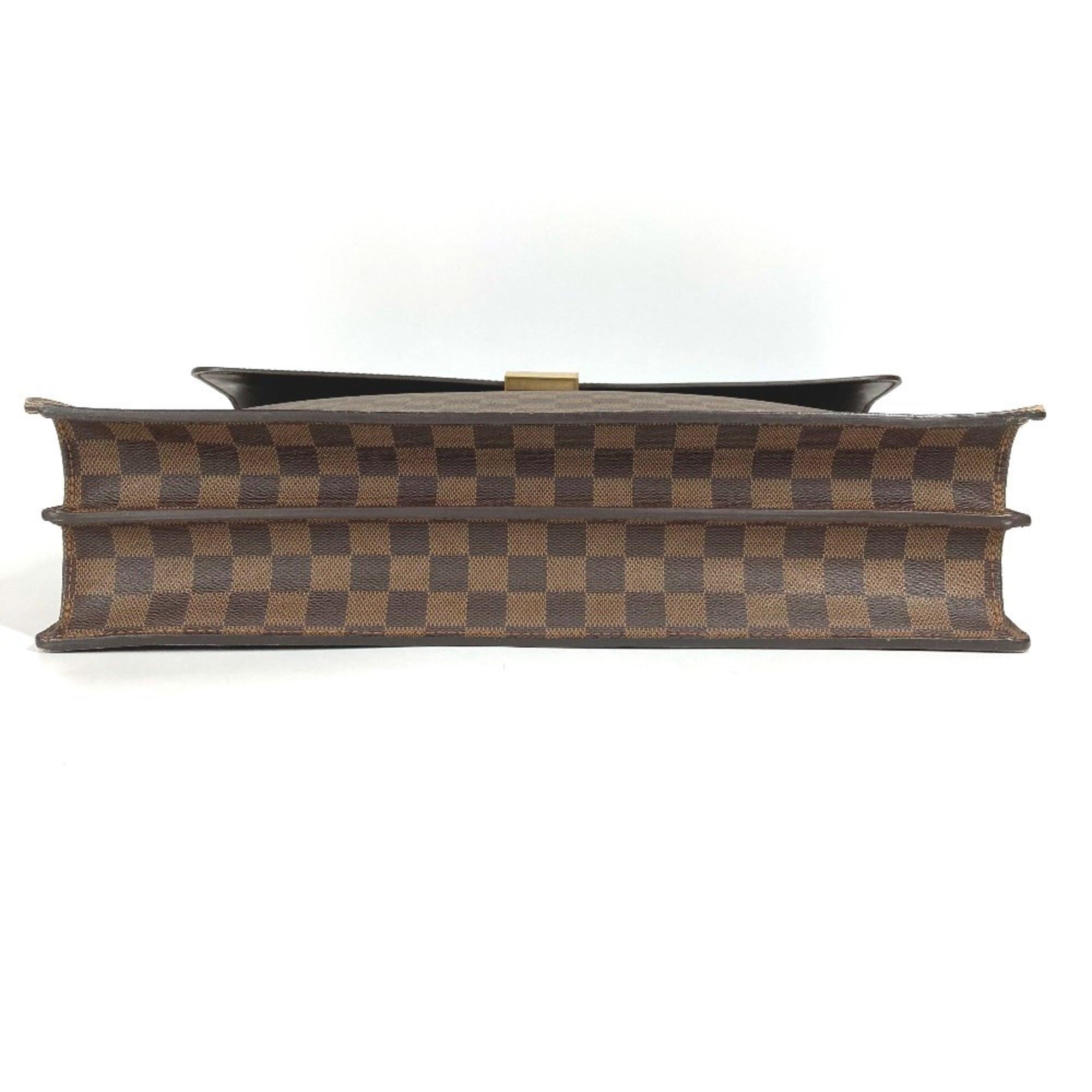 Louis Vuitton Brown Damier Canvas Ebene Damier Canvas Briefcase Handbag (Pre-Owned)