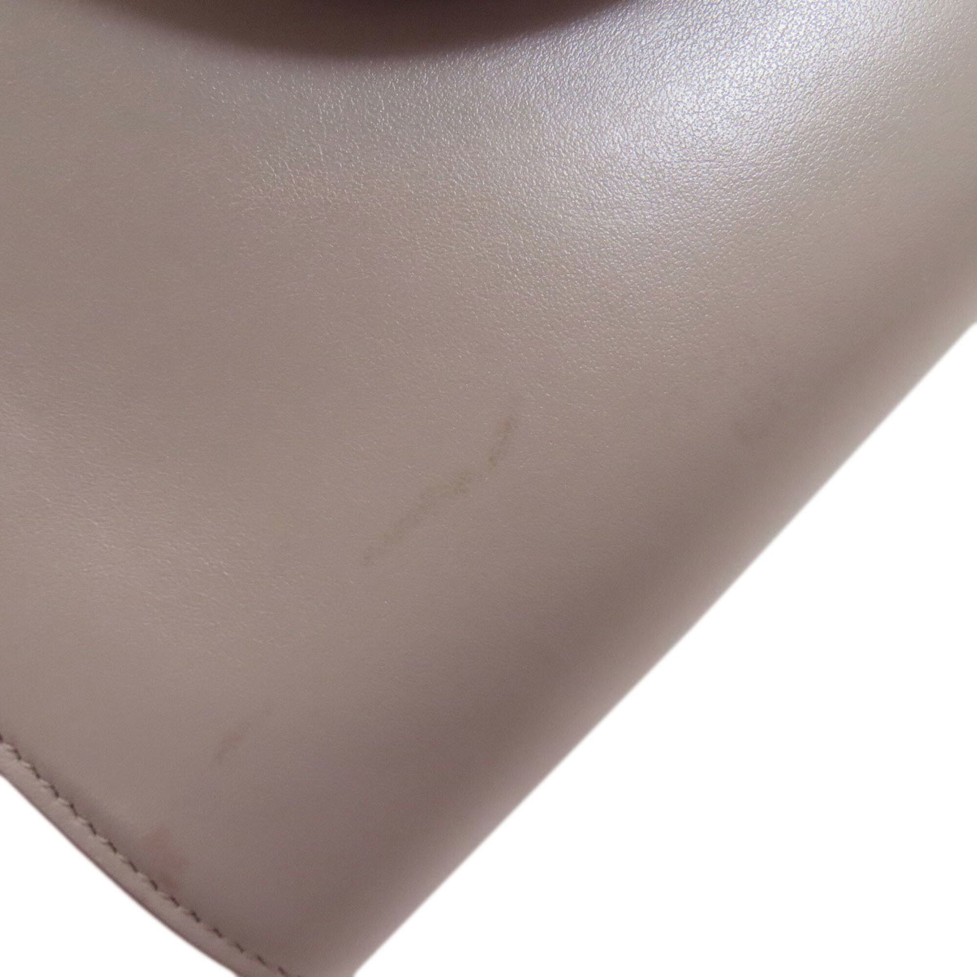 Yves Saint Laurent Gray Leather Handbag (Pre-Owned)