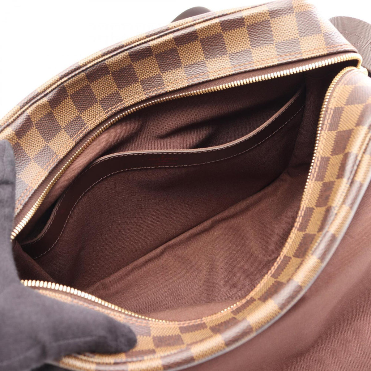 Louis Vuitton Brown Coated Canvas Pvc Leather Handbag Shoulder Bag (Pre-Owned)