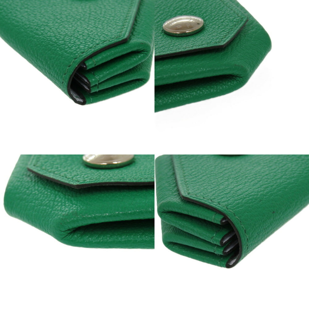 Hermes Green Mint Green Chevre Leather Coin Purse/Coin Case (Pre-Owned)