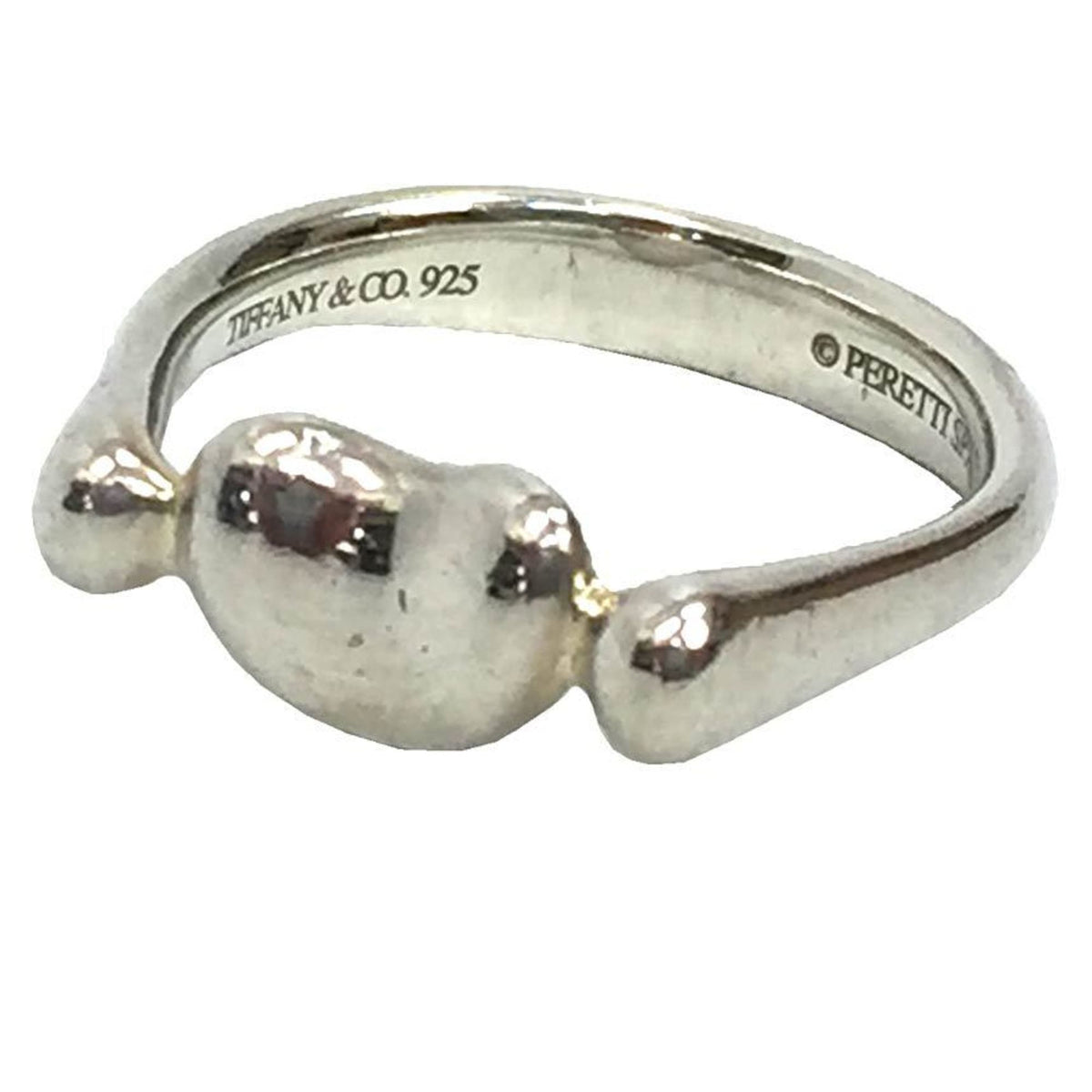 Tiffany Silver Silver 925 Band Ring (Pre-Owned)