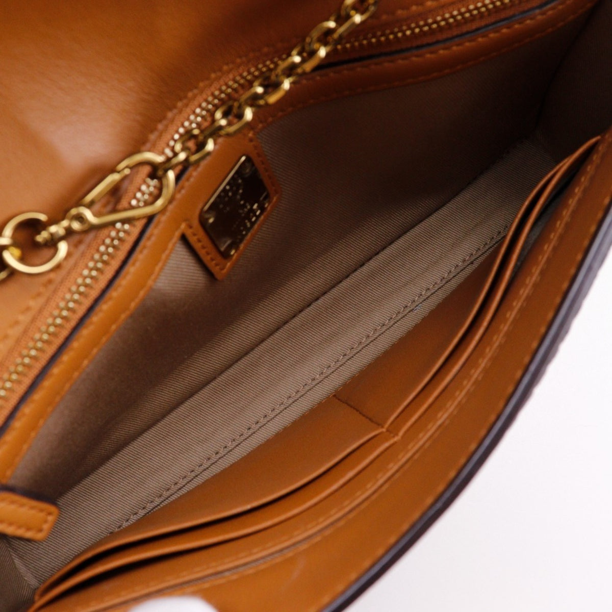 Mcm Brown Pvc Leather Shoulder Bag (Pre-Owned)