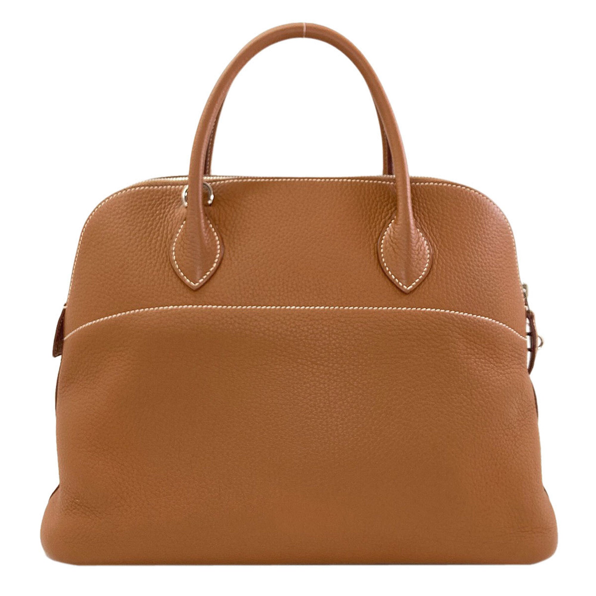 Hermes Bolide Gold Togo Leather Handbag (Pre-Owned)