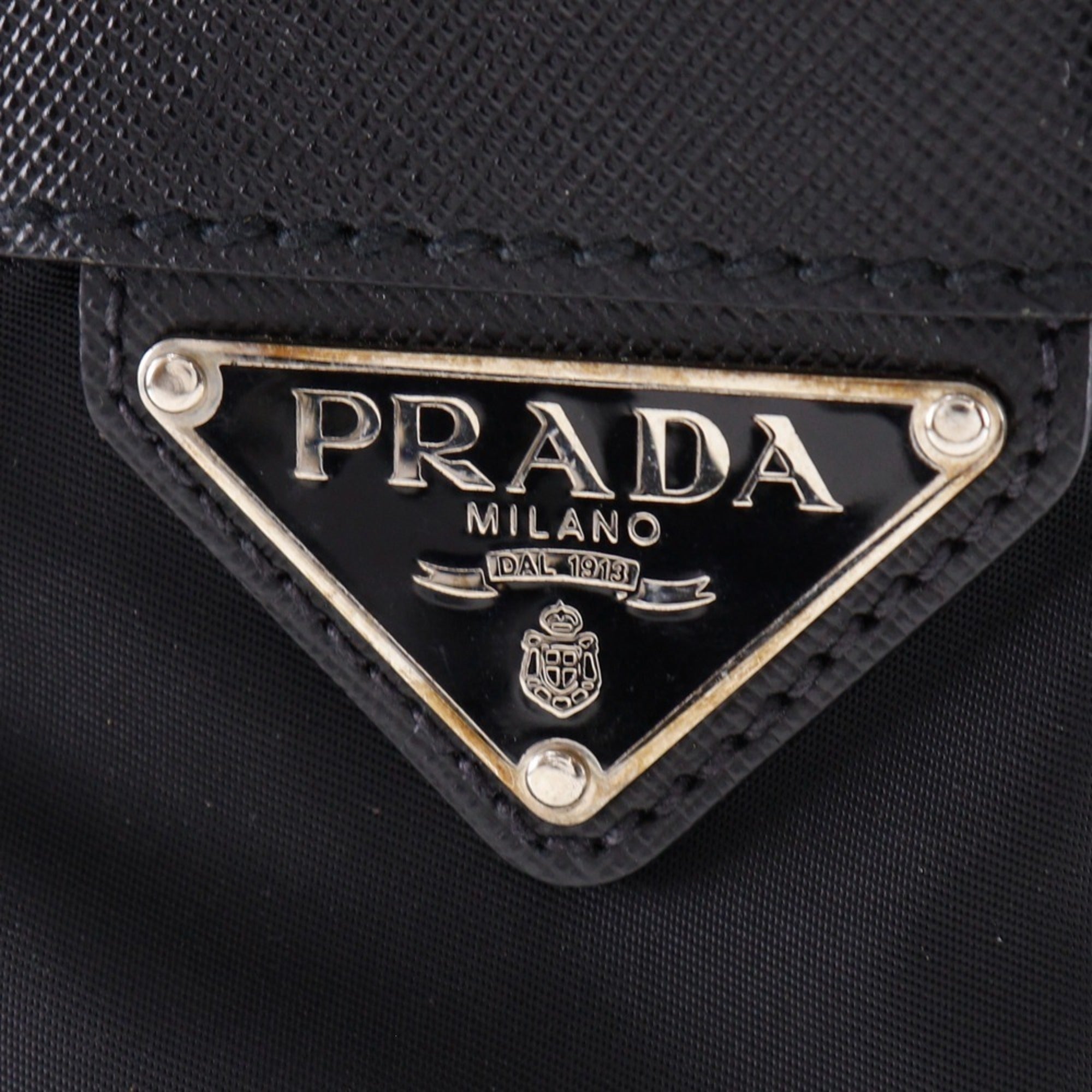 Prada Black Nero Nylon Shoulder Bag (Pre-Owned)