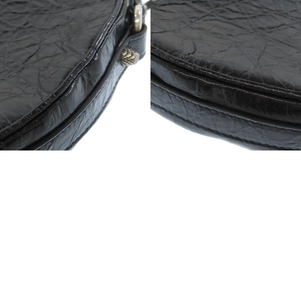 Balenciaga Black Leather Shoulder Bag (Pre-Owned)