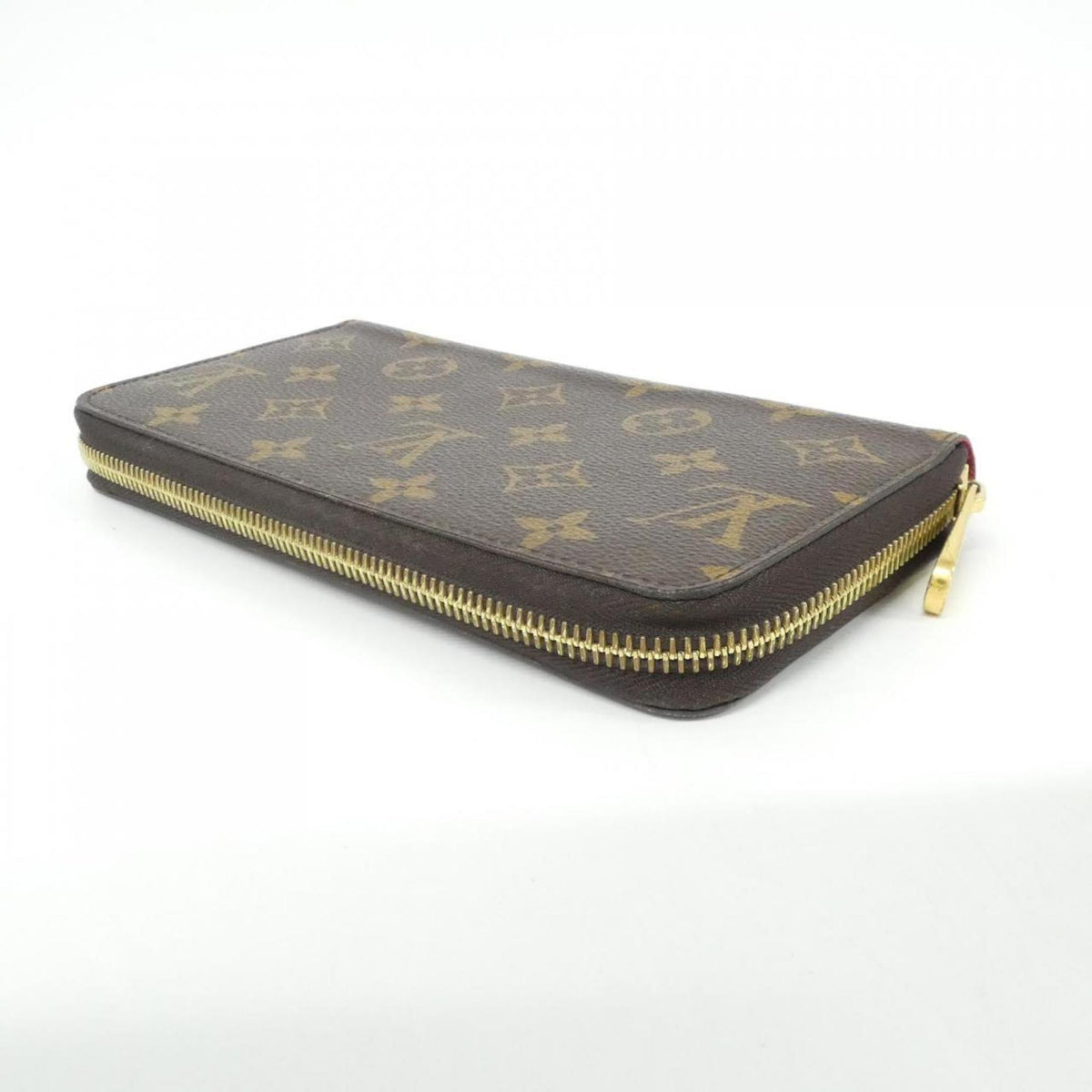 Louis Vuitton Coquelicots Marron Coated Canvas Long Wallet (Bi-Fold) (Pre-Owned)