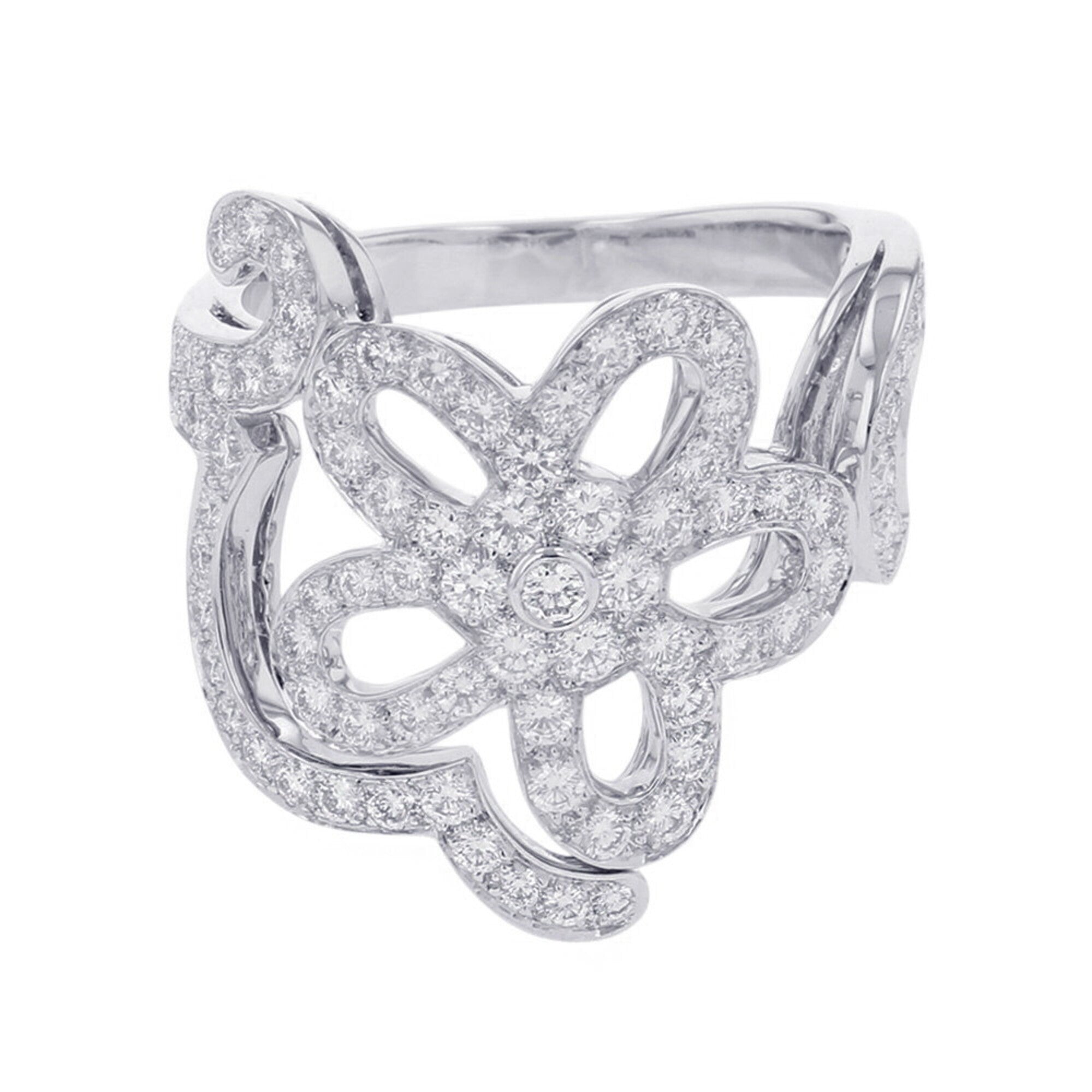 Van Cleef & Arpels White Gold (18K) Band Ring (Pre-Owned)