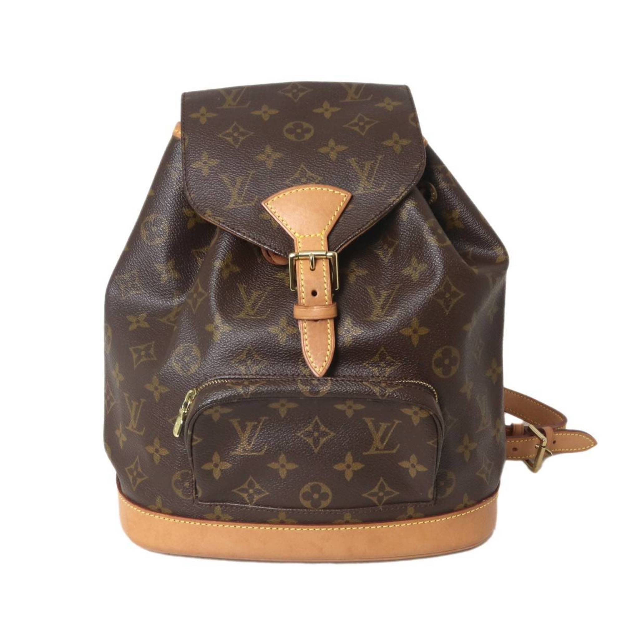 Louis Vuitton Monogram Leather Backpack (Pre-Owned)