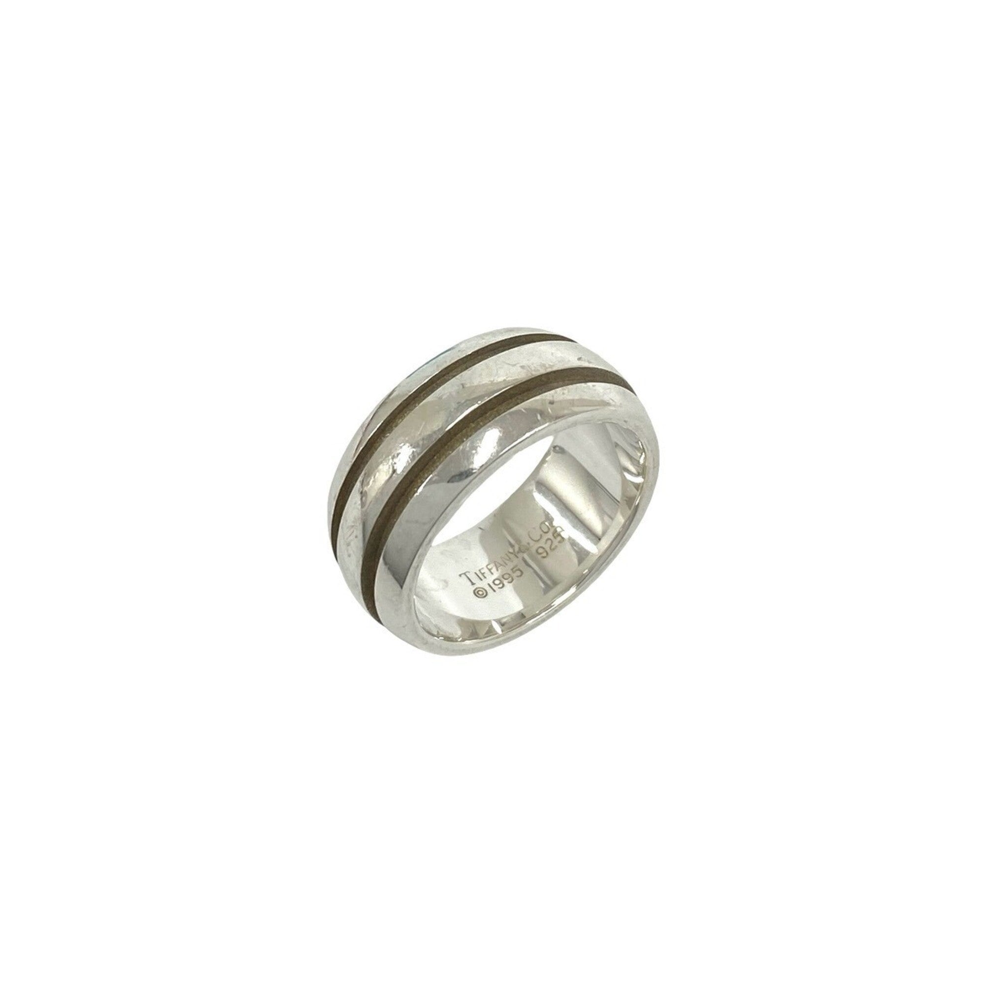 Tiffany Silver Silver 925 Band Ring (Pre-Owned)