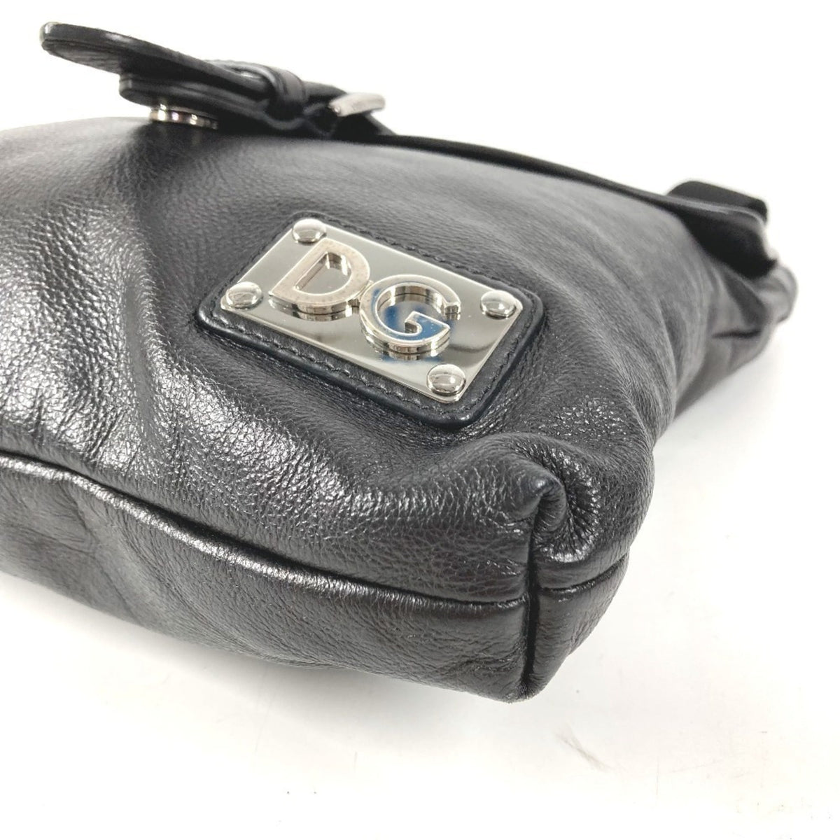 Dolce & Gabbana Black Leather Shoulder Bag (Pre-Owned)
