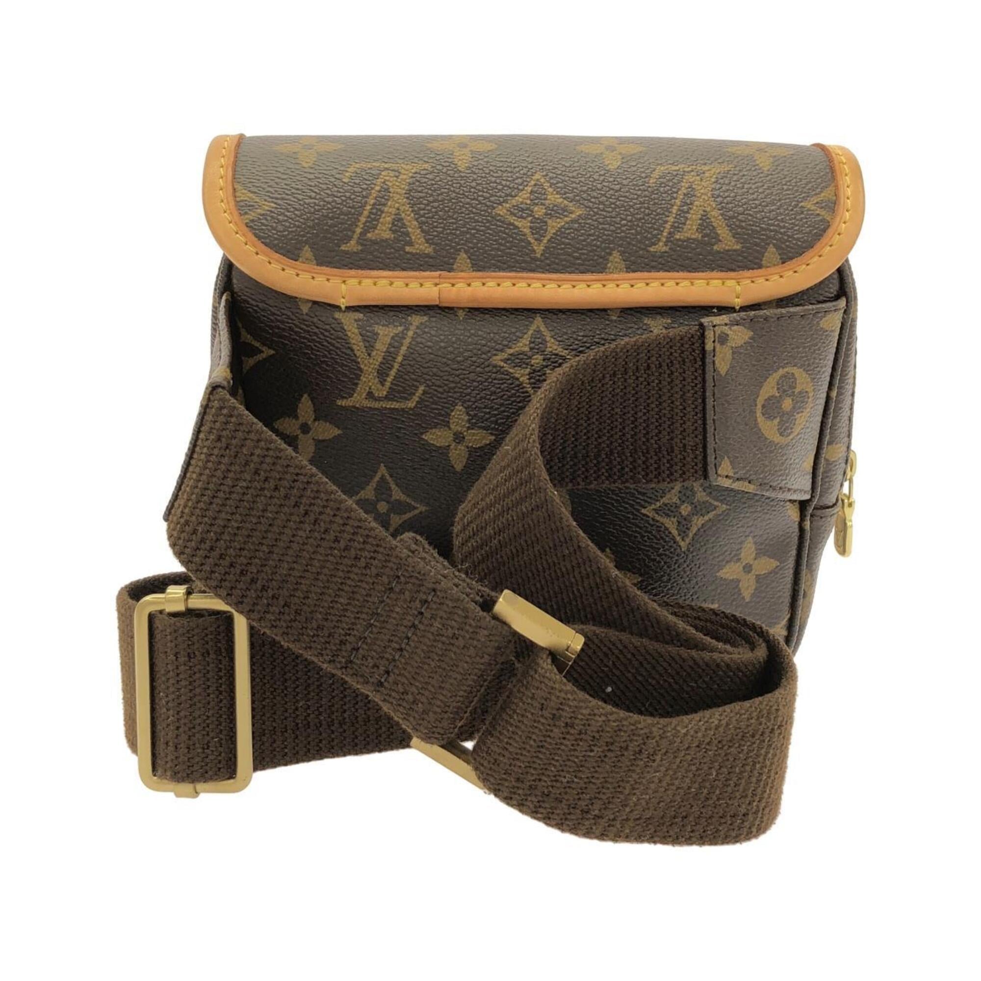 Louis Vuitton Marron Coated Canvas Shoulder Bag (Pre-Owned)
