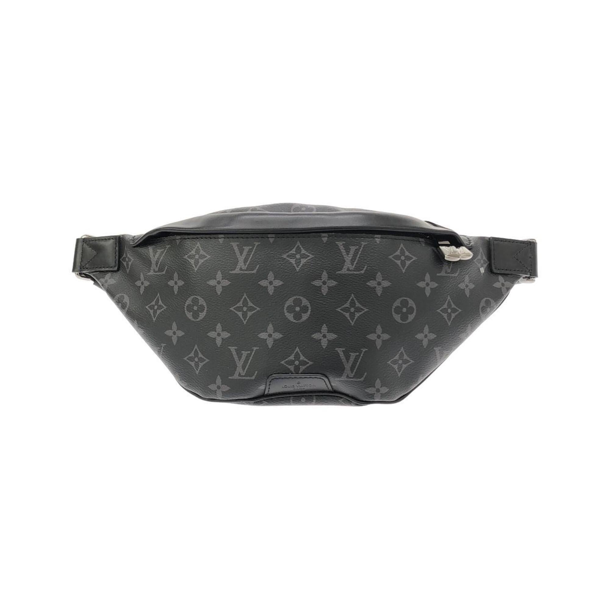 Louis Vuitton Black Coated Canvas Fanny Pack Shoulder Bag Sling Bag (Pre-Owned)