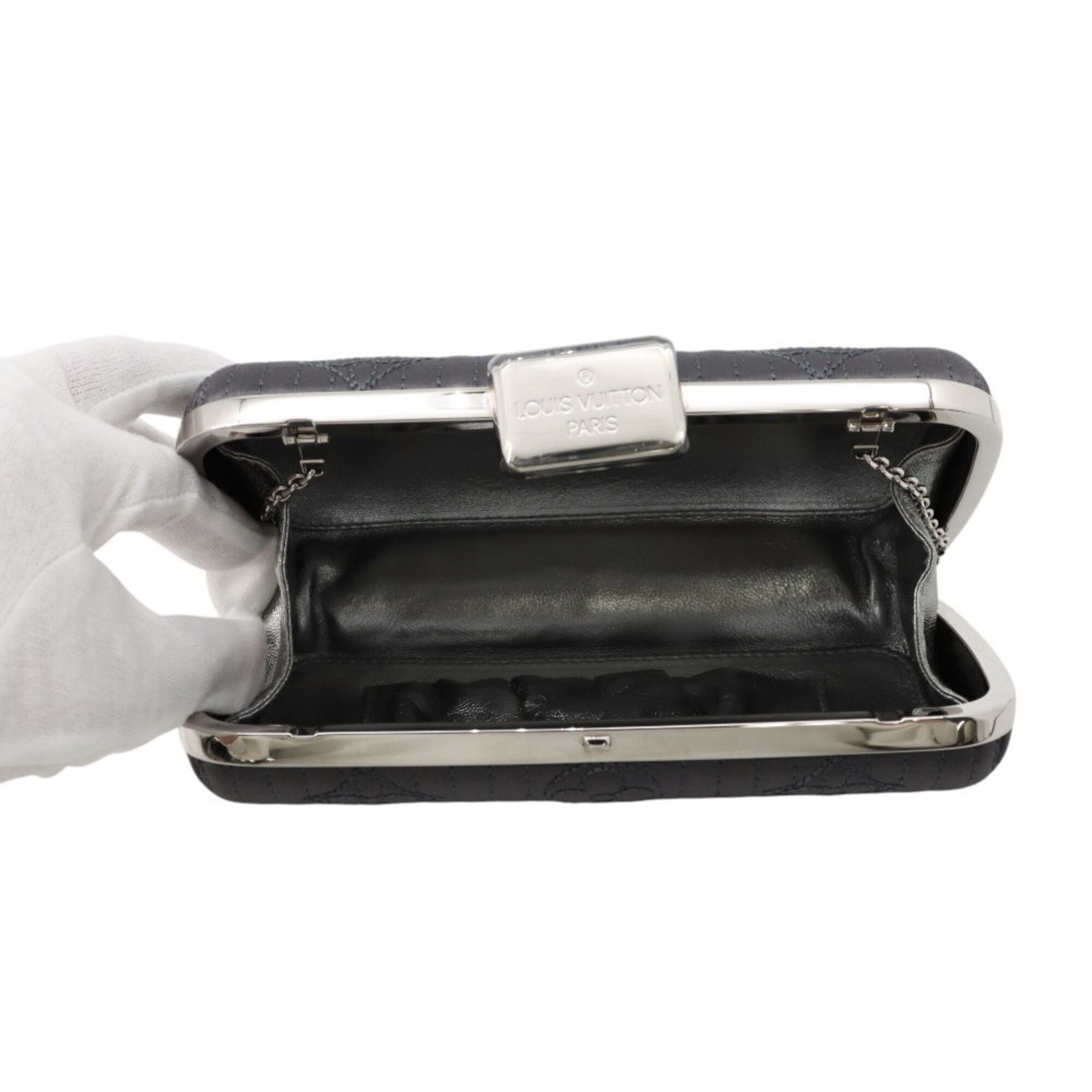 Louis Vuitton Monogram Motard Gray Monogram Clutch Bag Handbag Shoulder Bag (Pre-Owned)