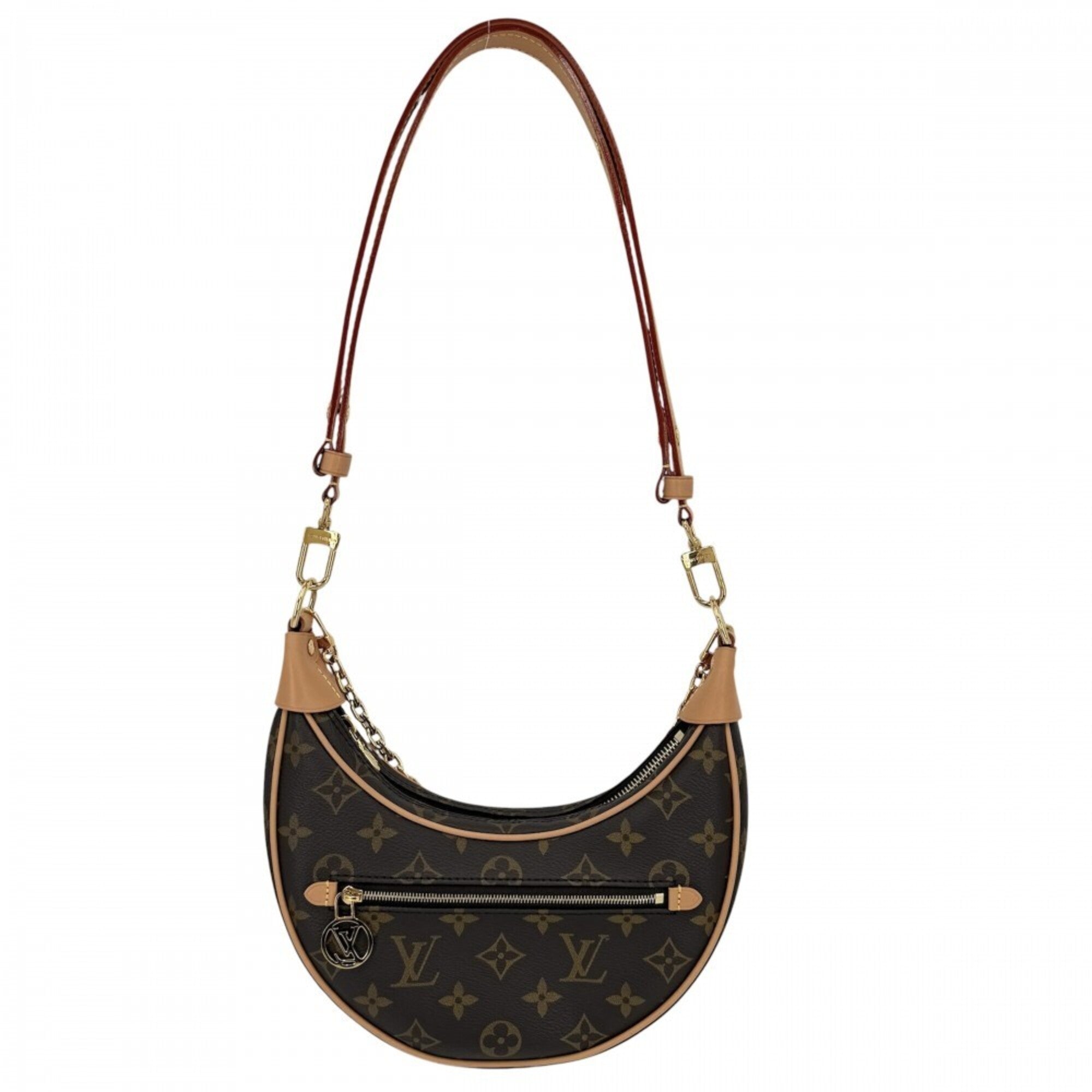 Louis Vuitton Brown Monogram Handbag Shoulder Bag (Pre-Owned)