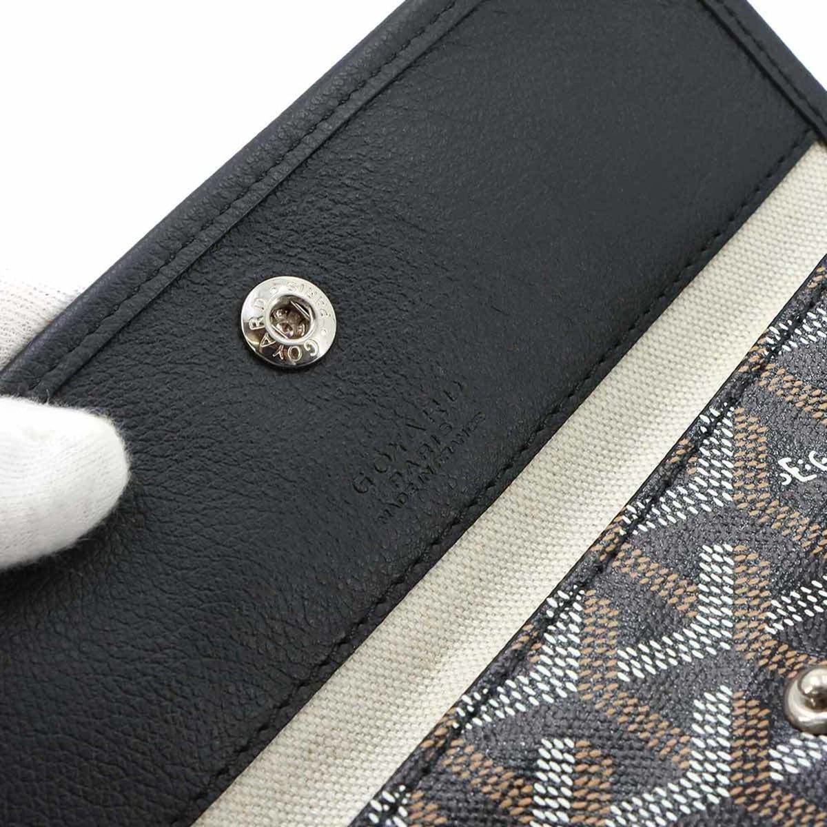 Goyard Saint Louis Black Pvc Leather Handbag Tote Bag (Pre-Owned)