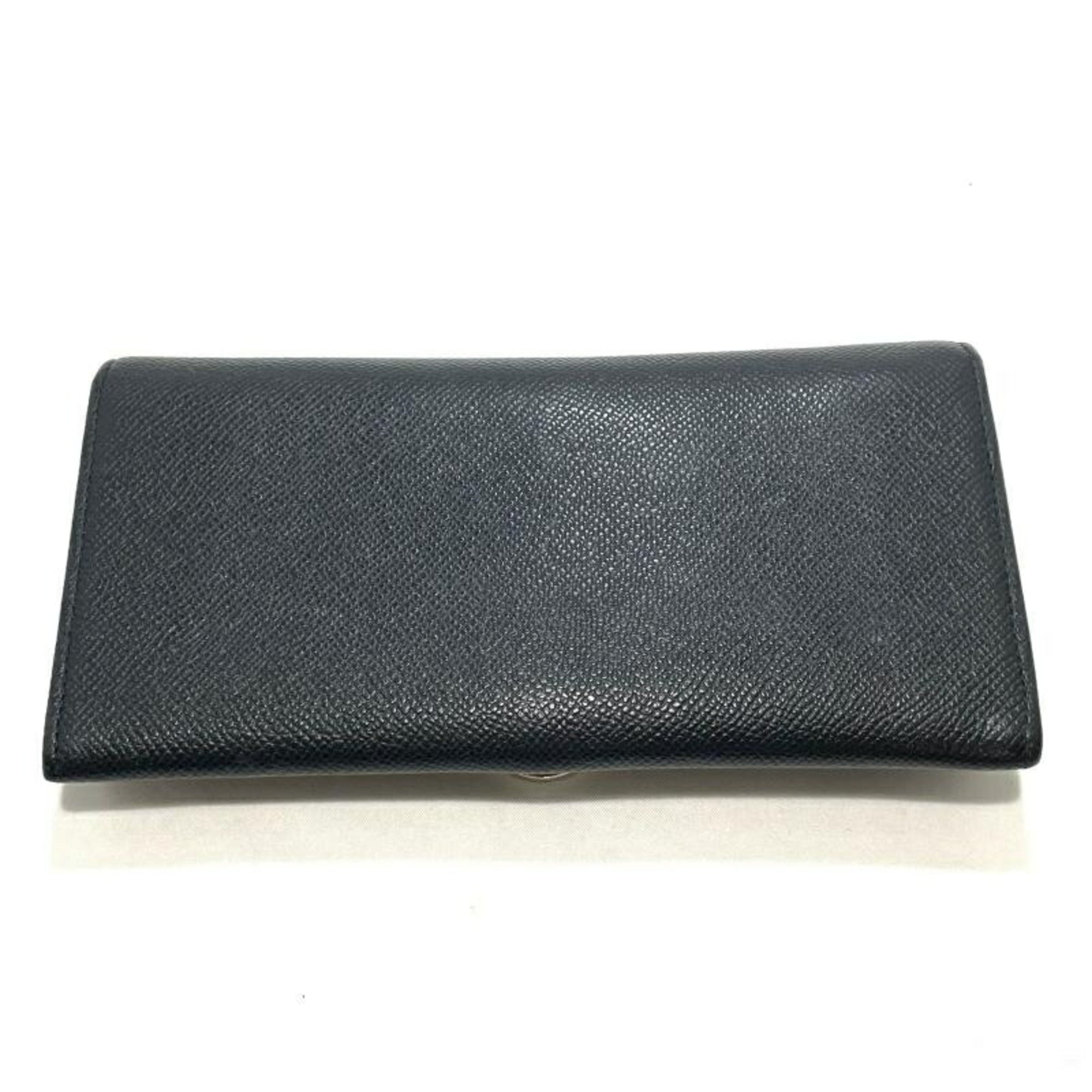 Bvlgari Black Long Wallet (Bi-Fold) (Pre-Owned)