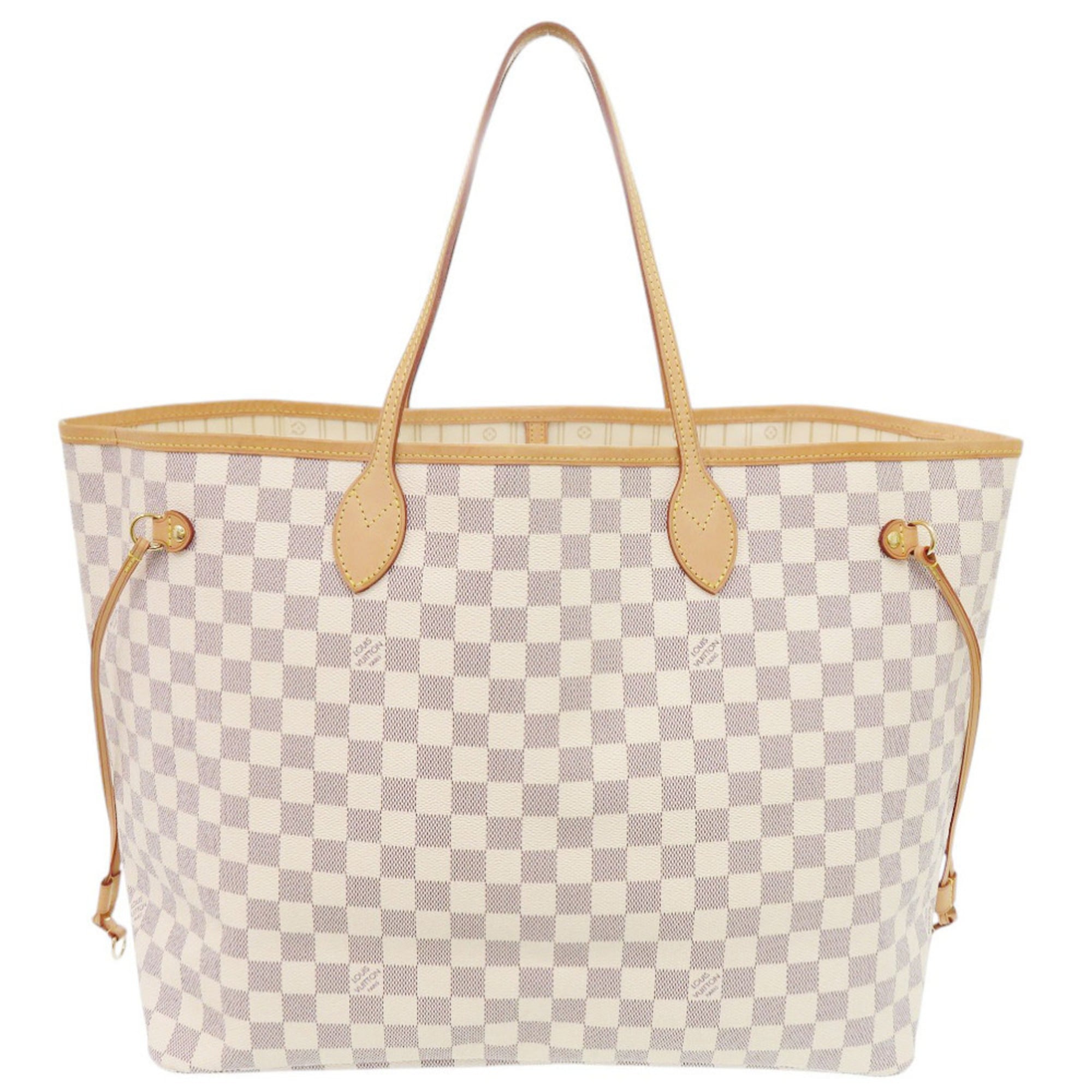 Louis Vuitton White Damier Azur Tote Bag (Pre-Owned)