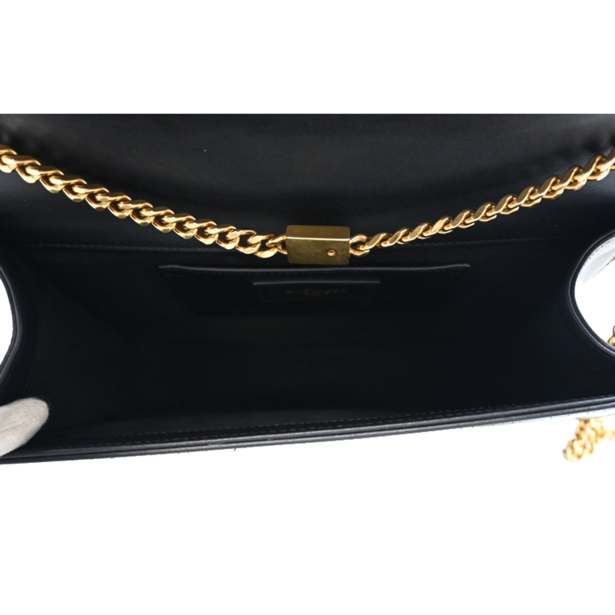 Yves Saint Laurent Black Leather Shoulder Bag (Pre-Owned)