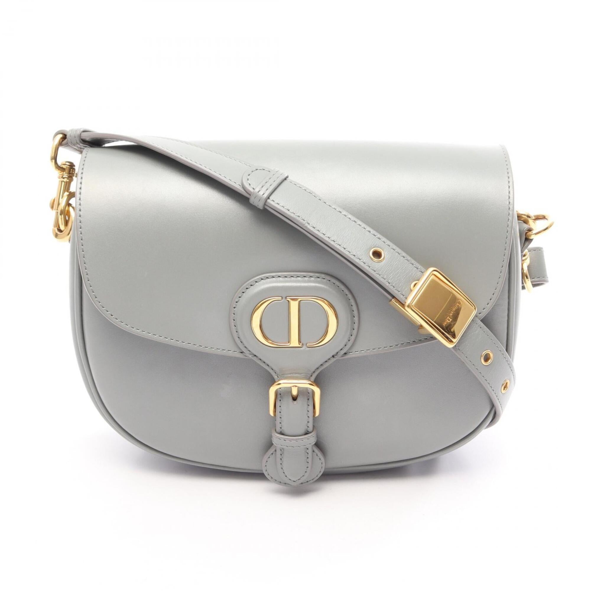 Christian Dior Green Leather Handbag Shoulder Bag (Pre-Owned)