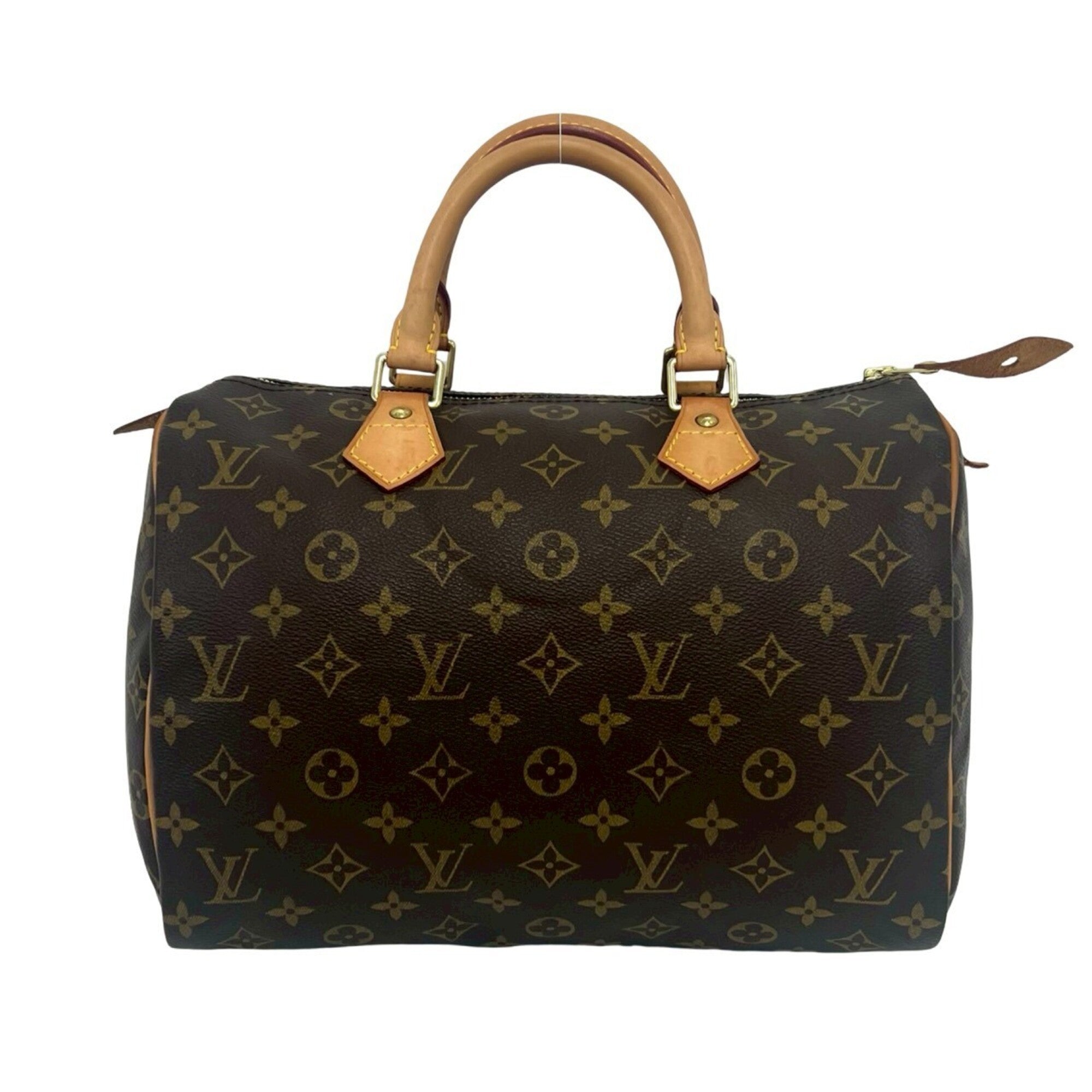 Louis Vuitton Brown Leather Pvc Boston Bag Handbag (Pre-Owned)