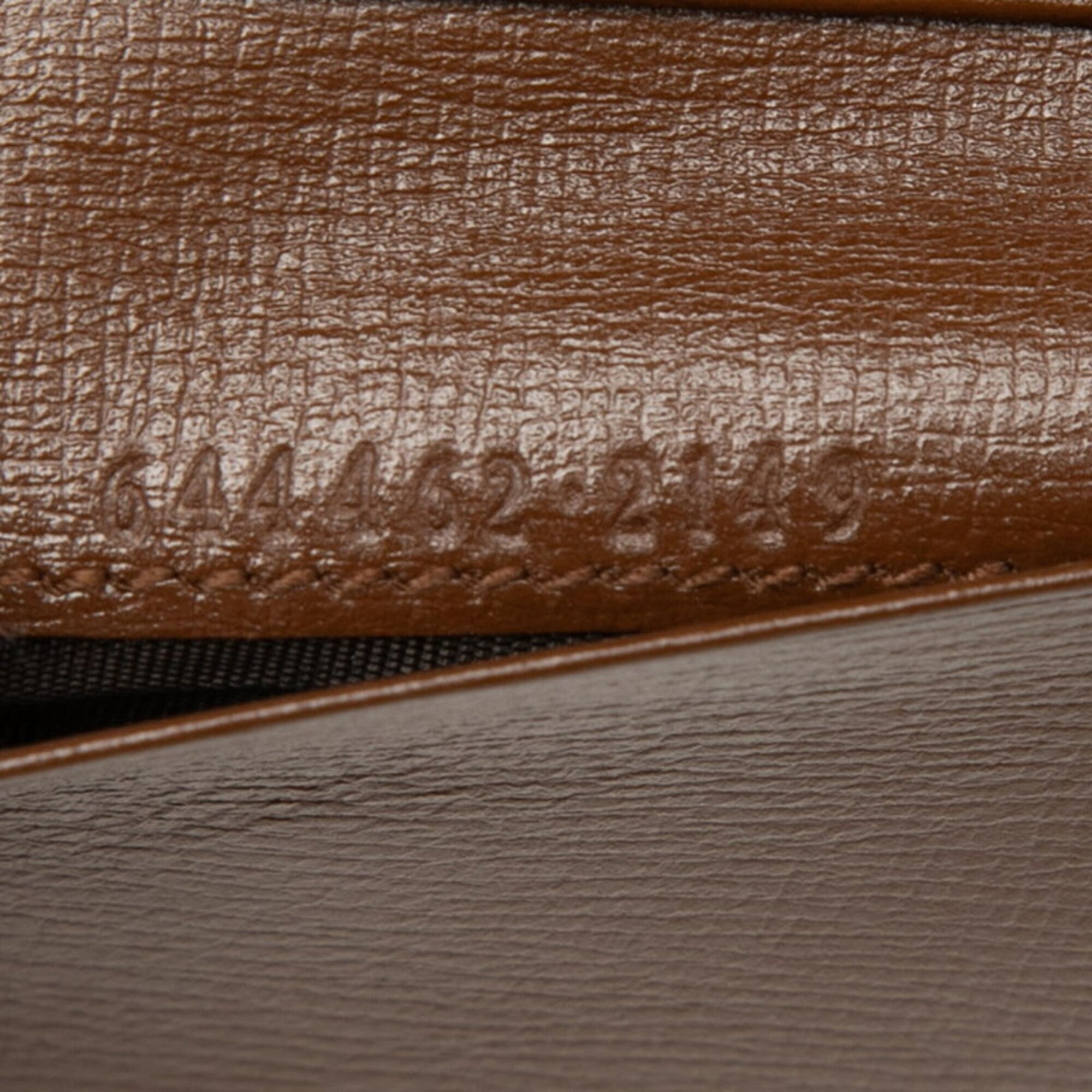 Gucci Gg Supreme Beige Brown Pvc Leather Wallet (Tri-Fold) (Pre-Owned)