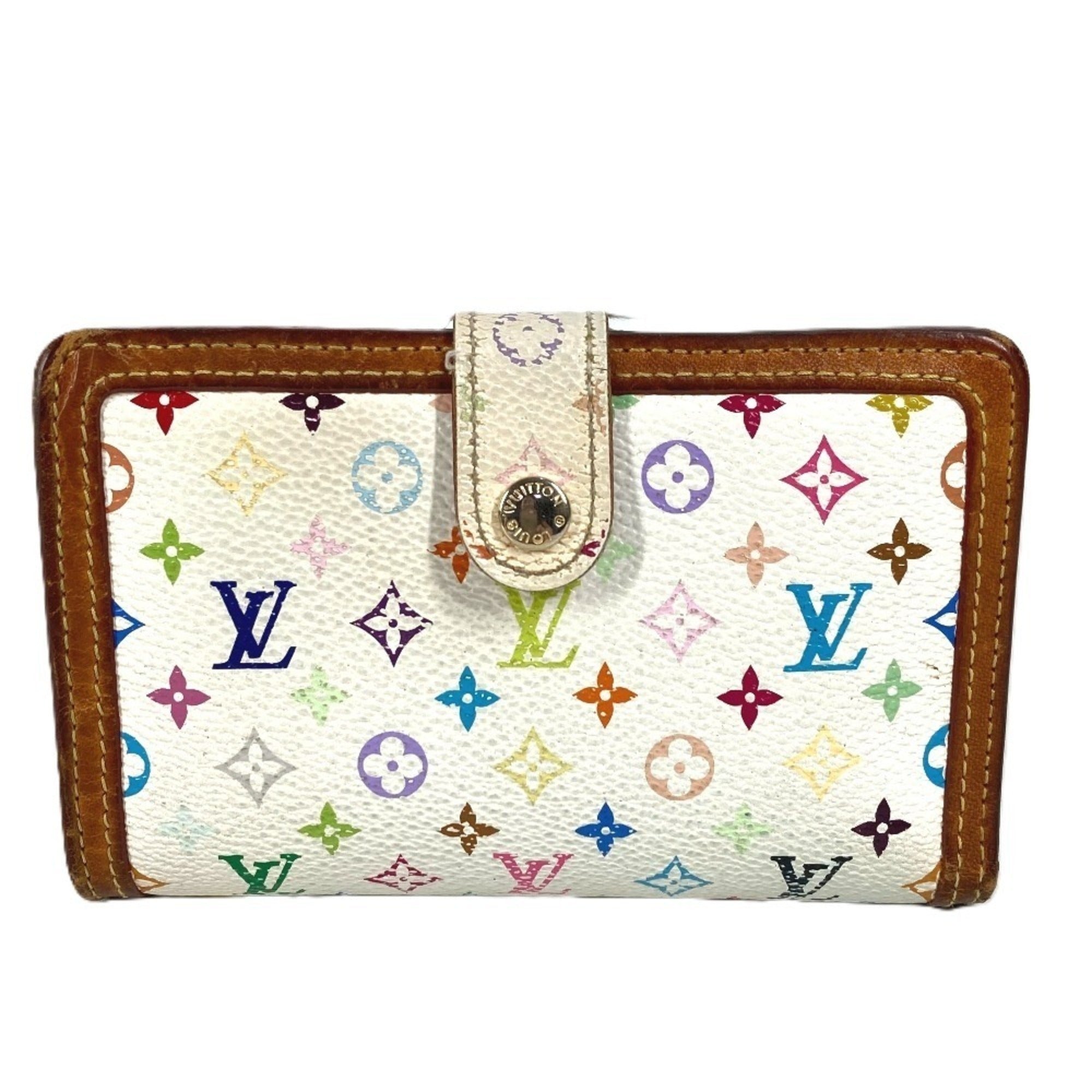 Louis Vuitton Blanc Monogram Multi-Color White Monogram Multicolore Wallet (Bi-Fold) (Pre-Owned)