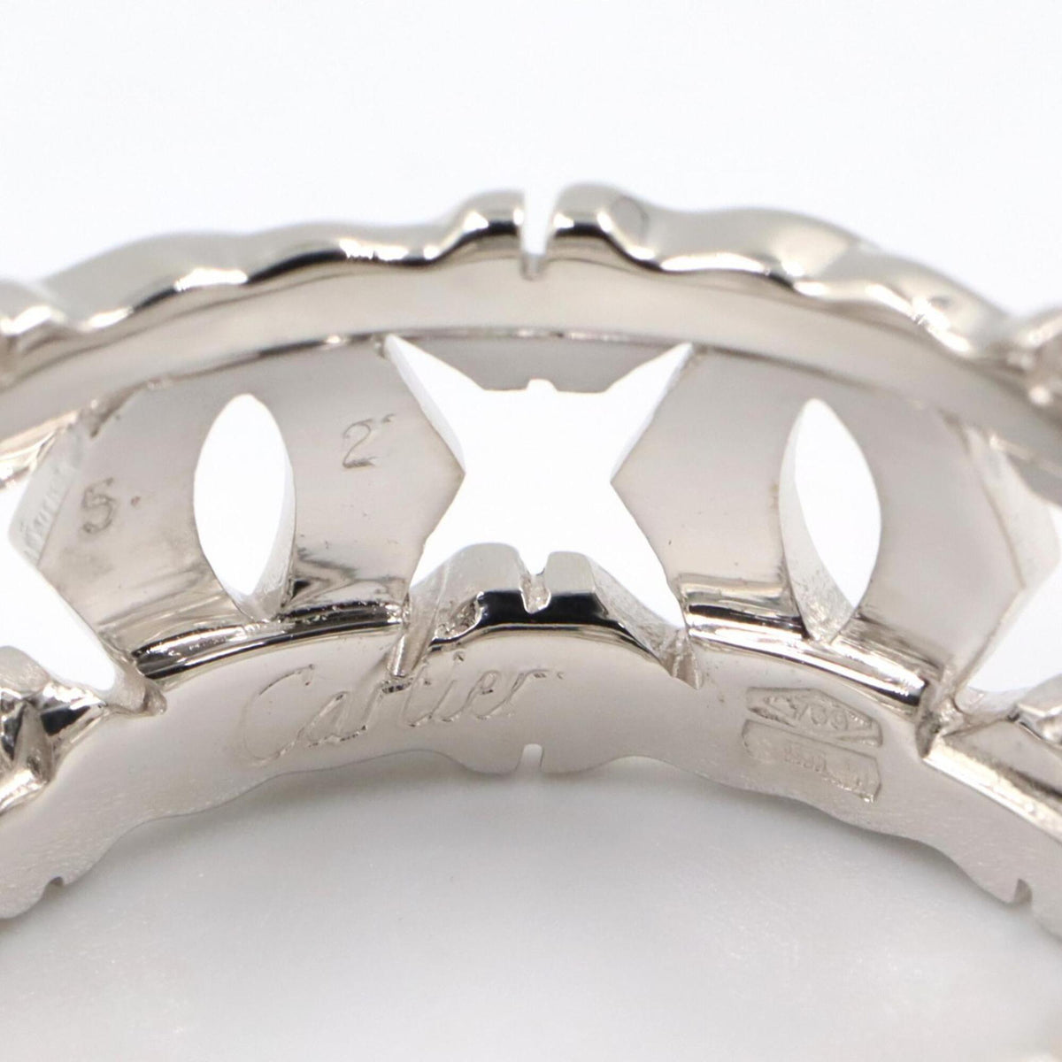 Cartier Silver White Gold (18K) Band Ring (Pre-Owned)