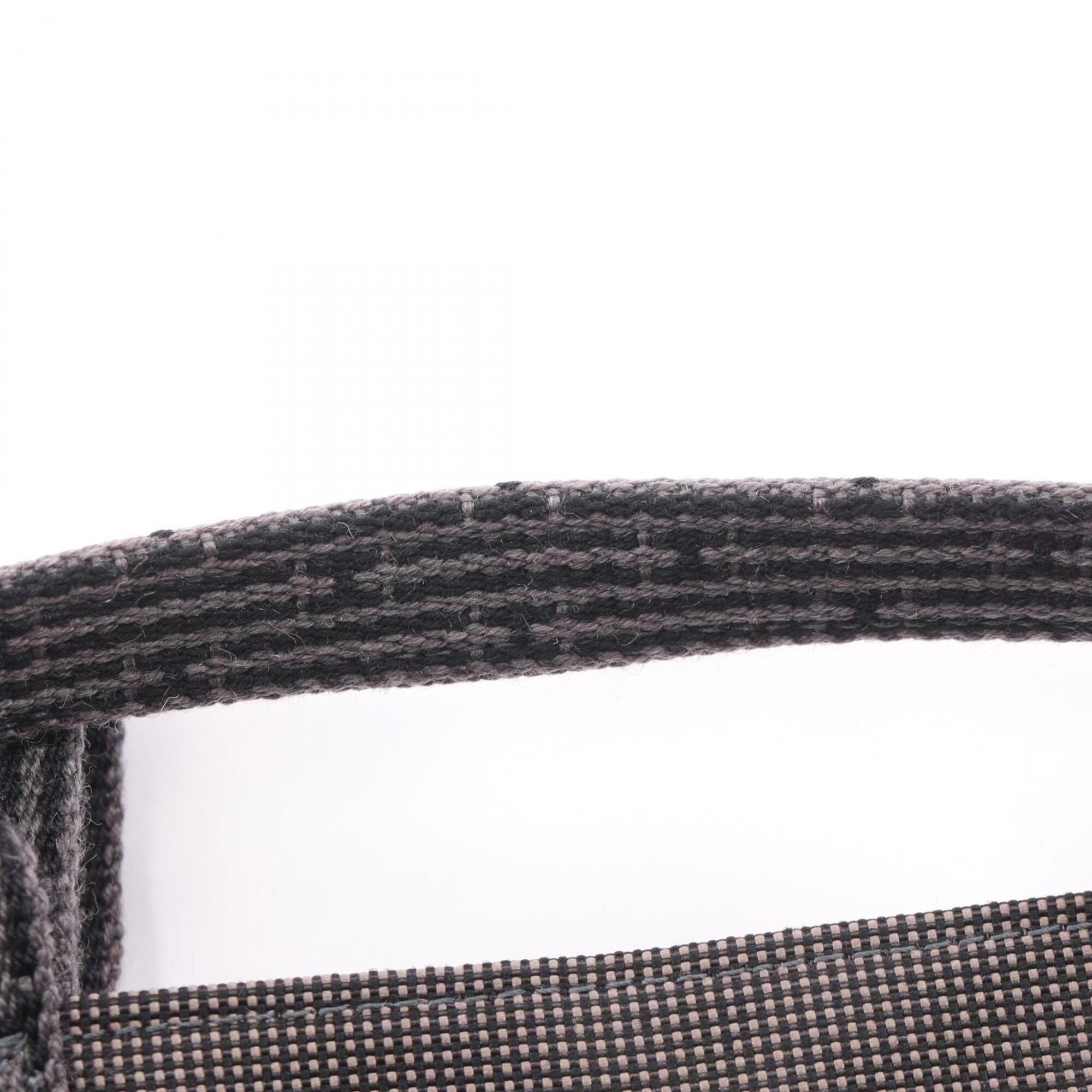Hermes Gray Canvas Backpack (Pre-Owned)