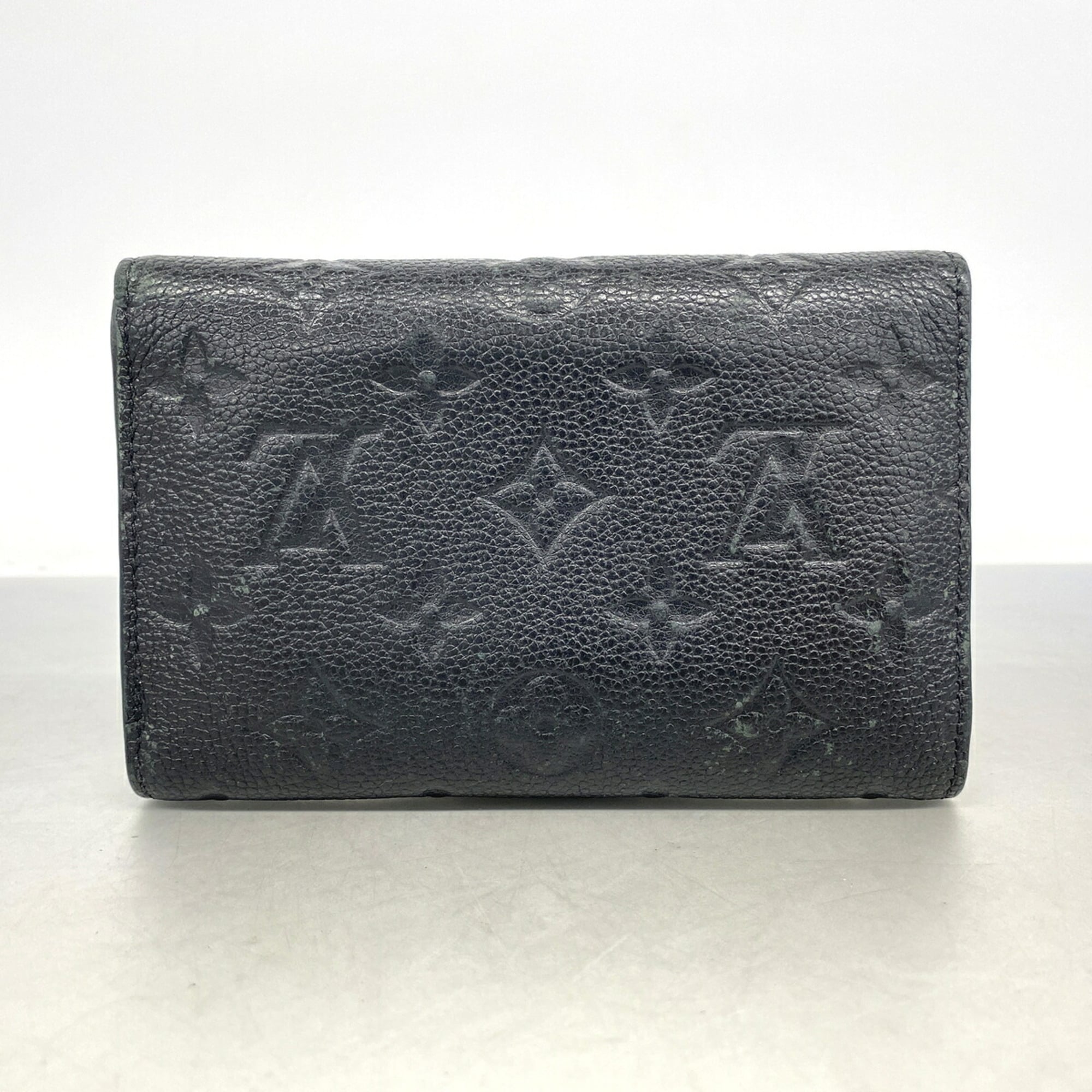 Louis Vuitton Noir Wallet (Tri-Fold) (Pre-Owned)
