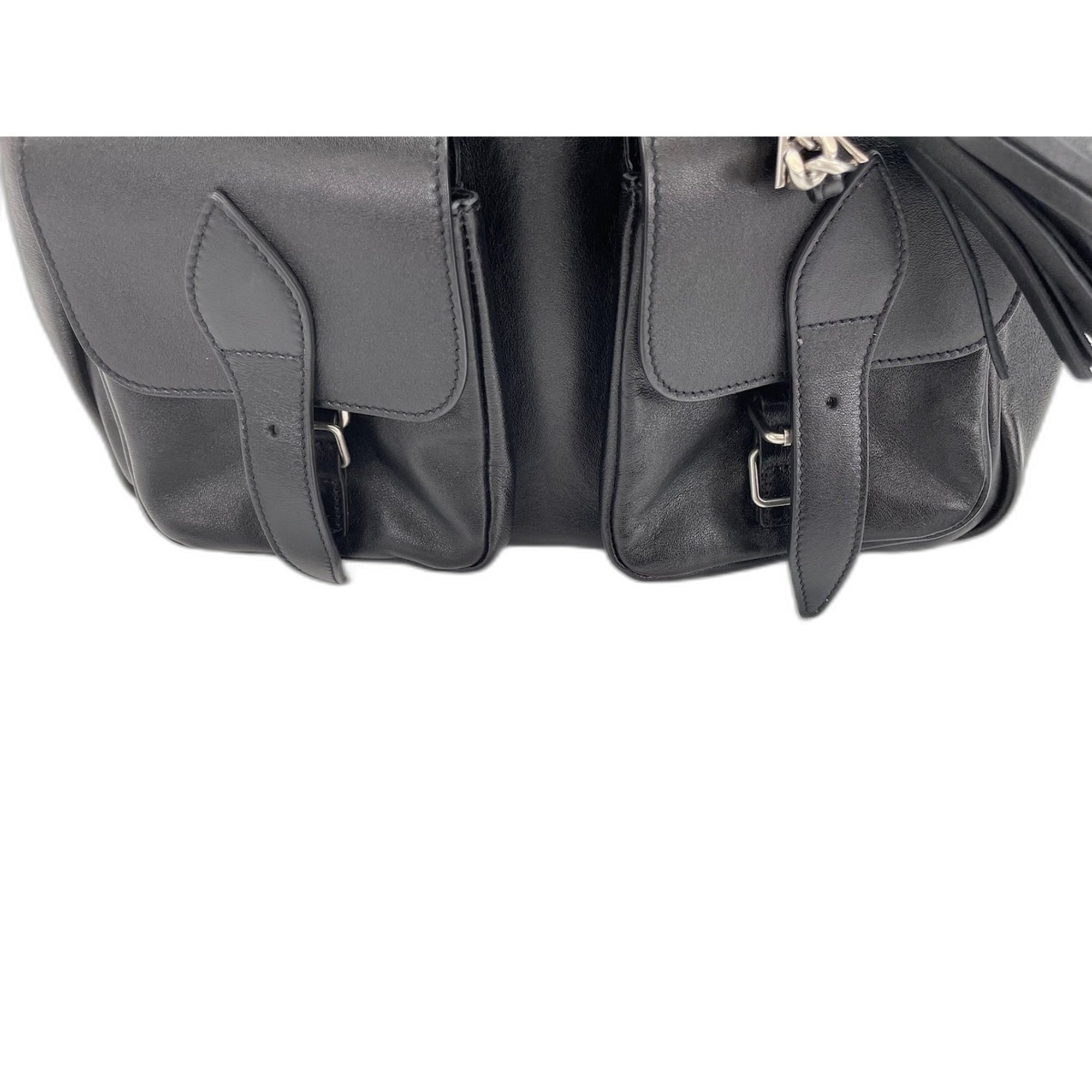 Yves Saint Laurent Black Backpack (Pre-Owned)
