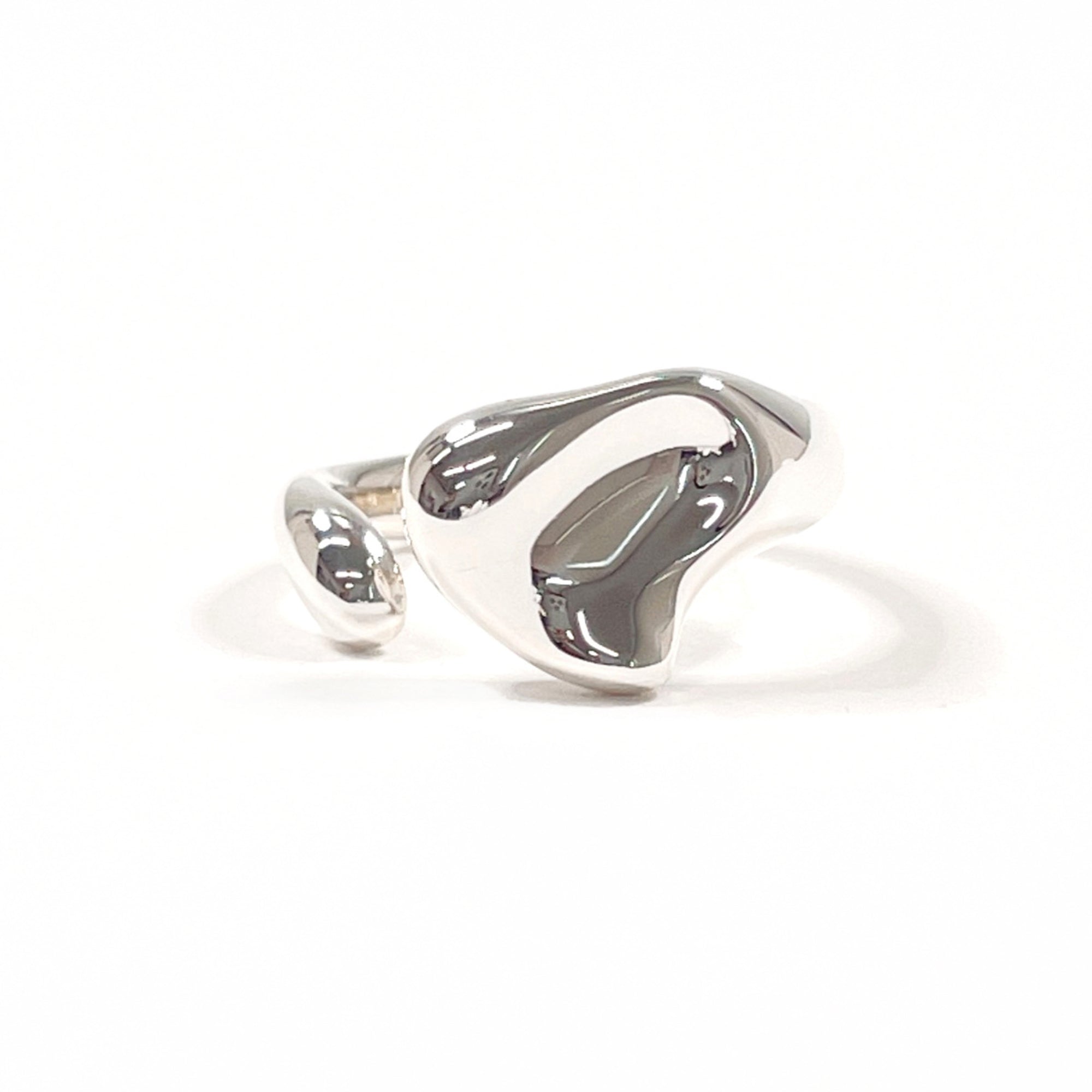Tiffany Silver Silver 925 Band Ring (Pre-Owned)
