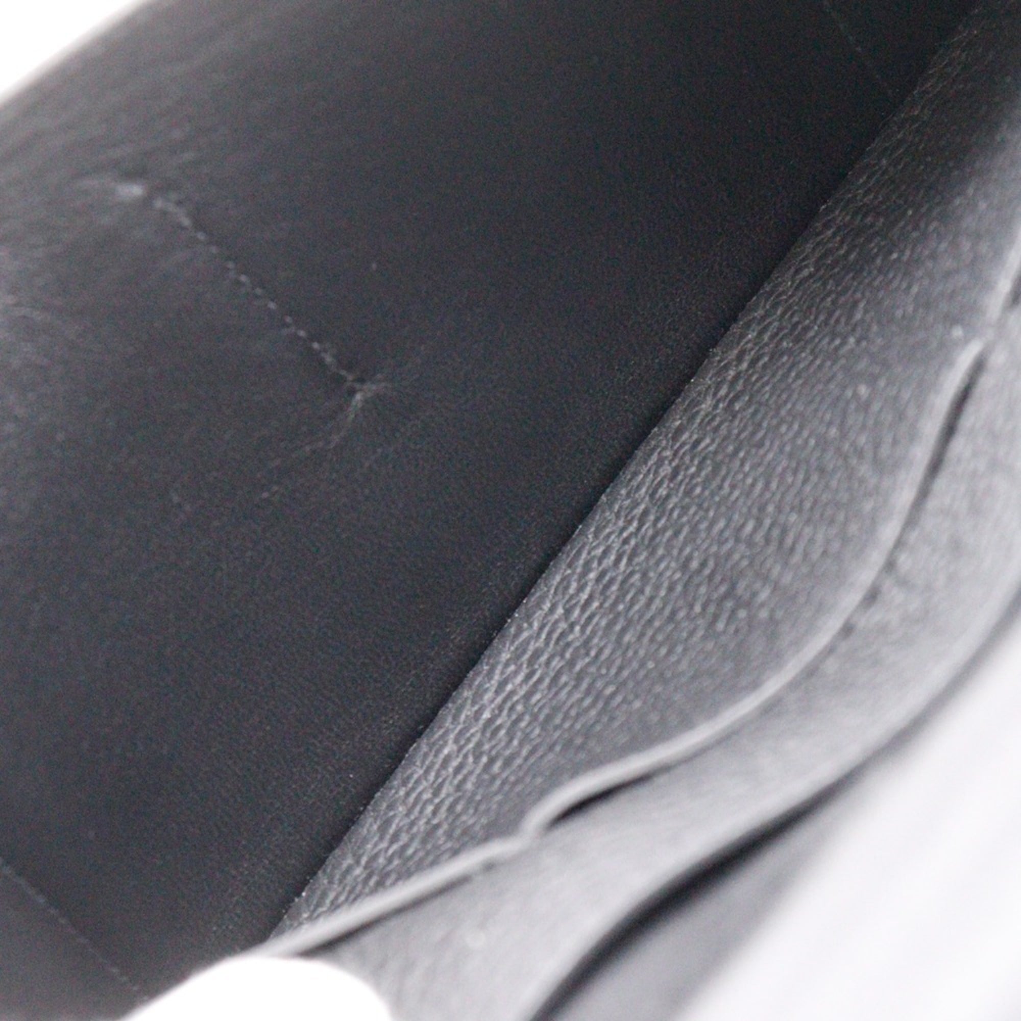 Hermes Dogon Duo Black Togo Leather Long Wallet (Bi-Fold) (Pre-Owned)