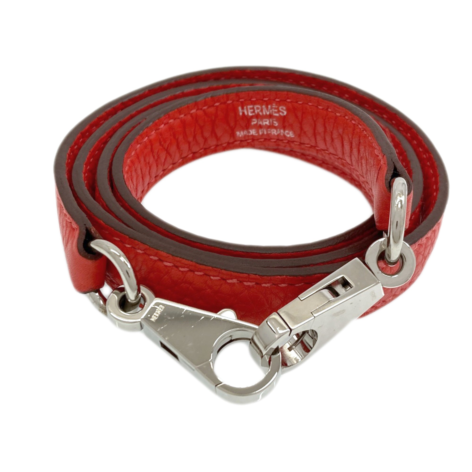 Hermes Red Color Handbag (Pre-Owned)