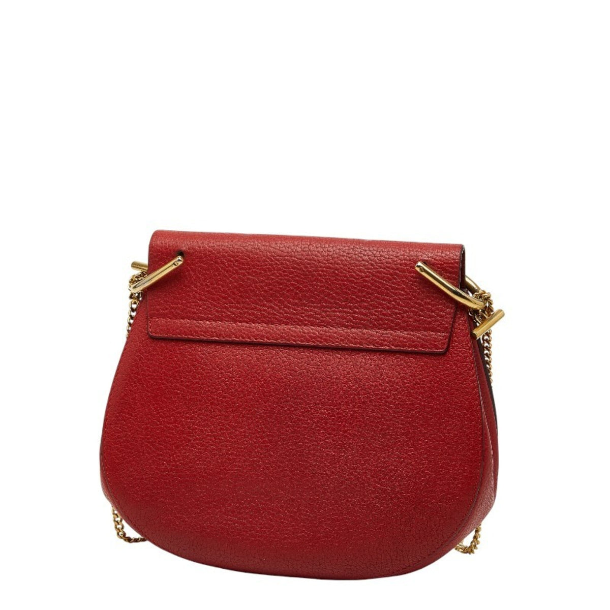 Chloé Red Color Leather Shoulder Bag (Pre-Owned)