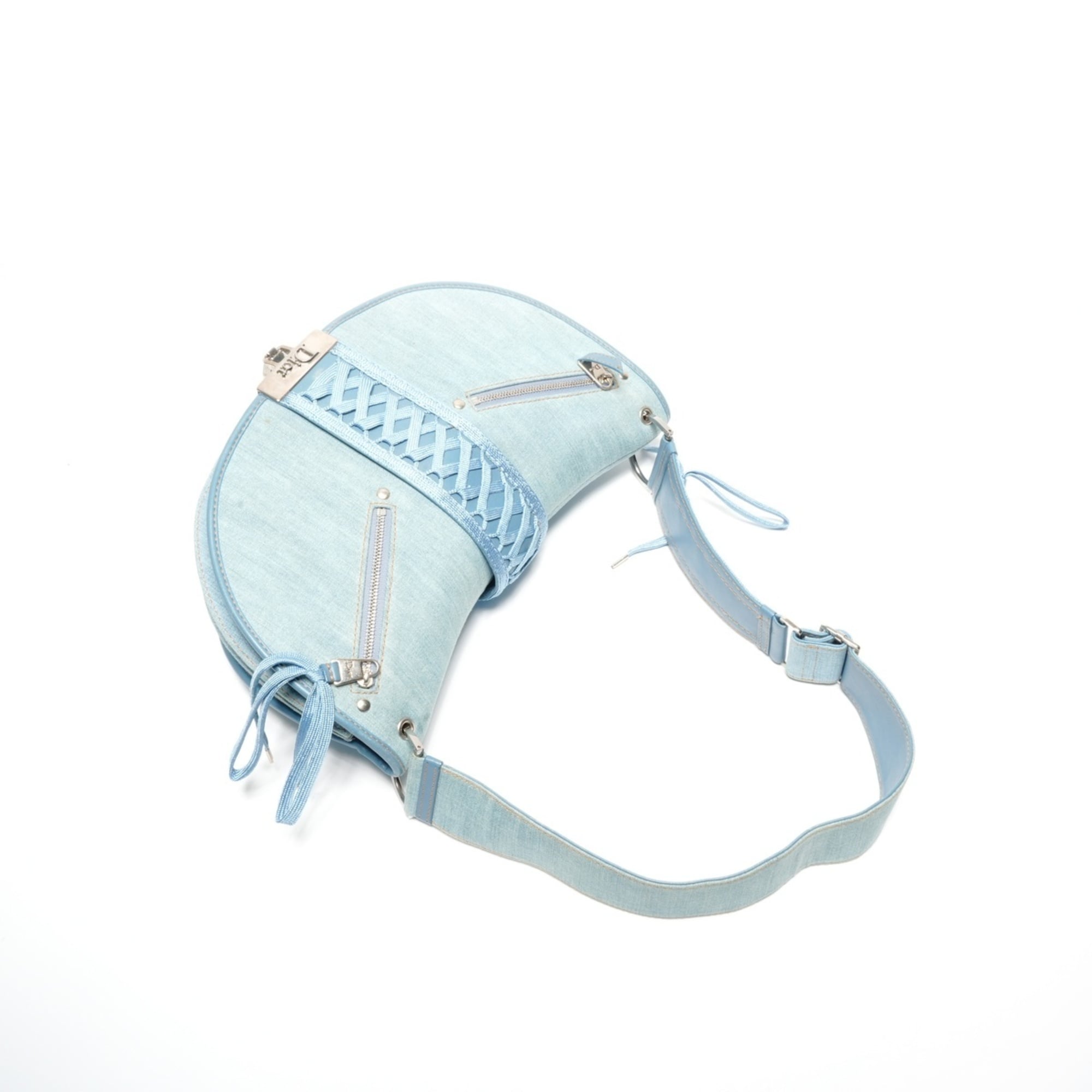 Christian Dior Blue Shoulder Bag (Pre-Owned)
