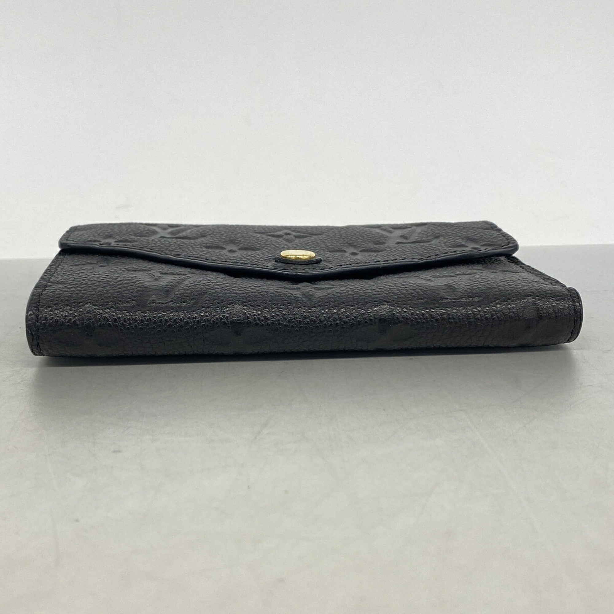 Louis Vuitton Noir Wallet (Tri-Fold) (Pre-Owned)