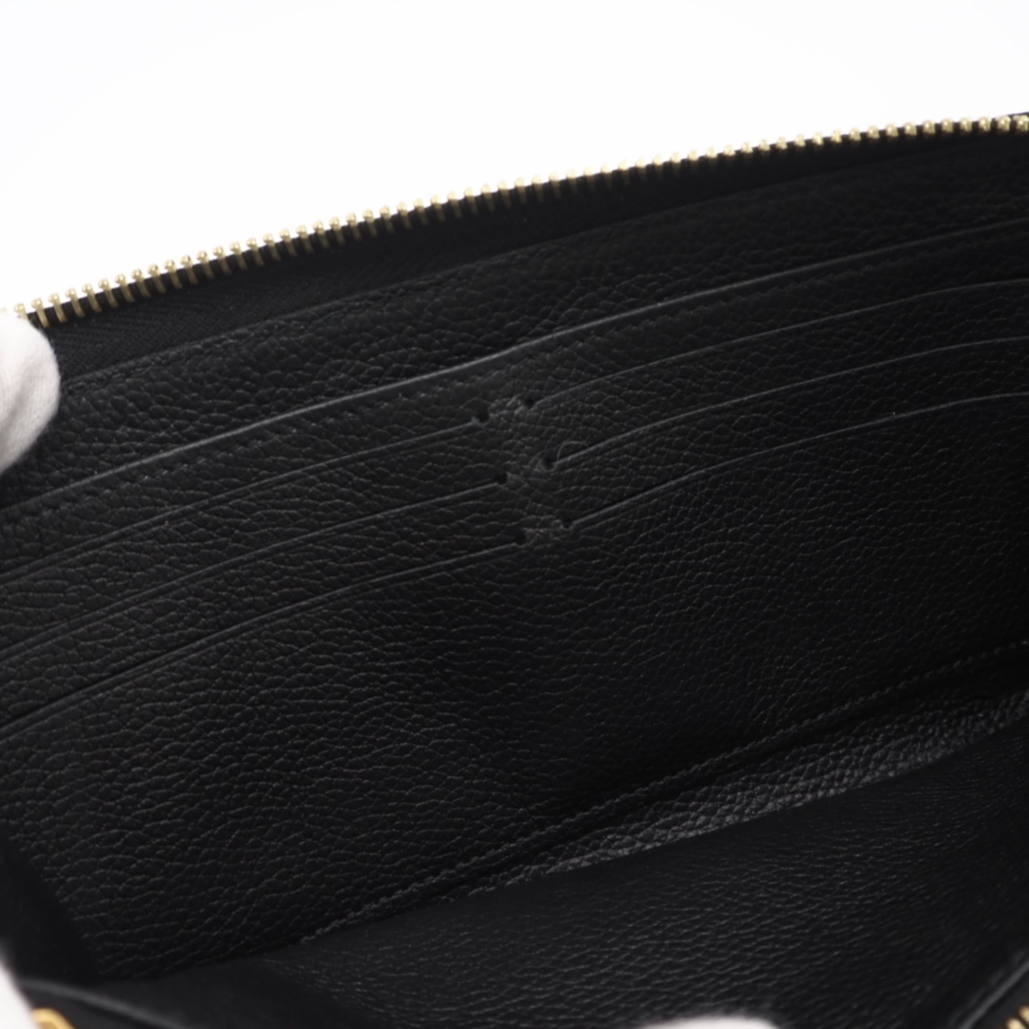 Louis Vuitton Bicolor Black Galle Monogram Monogram Empreinte Long Wallet (Bi-Fold) (Pre-Owned)