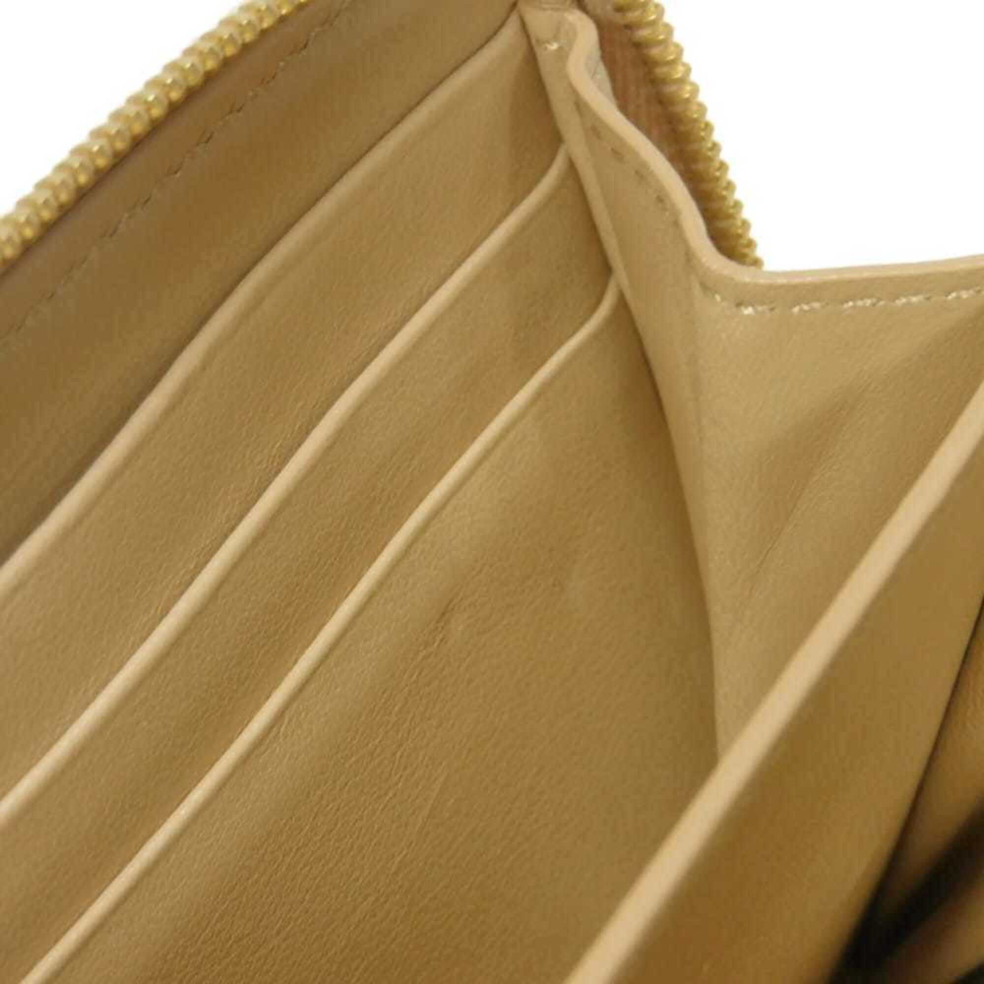 Celine Gold Metallic Gold Leather Coin Purse/Coin Case (Pre-Owned)