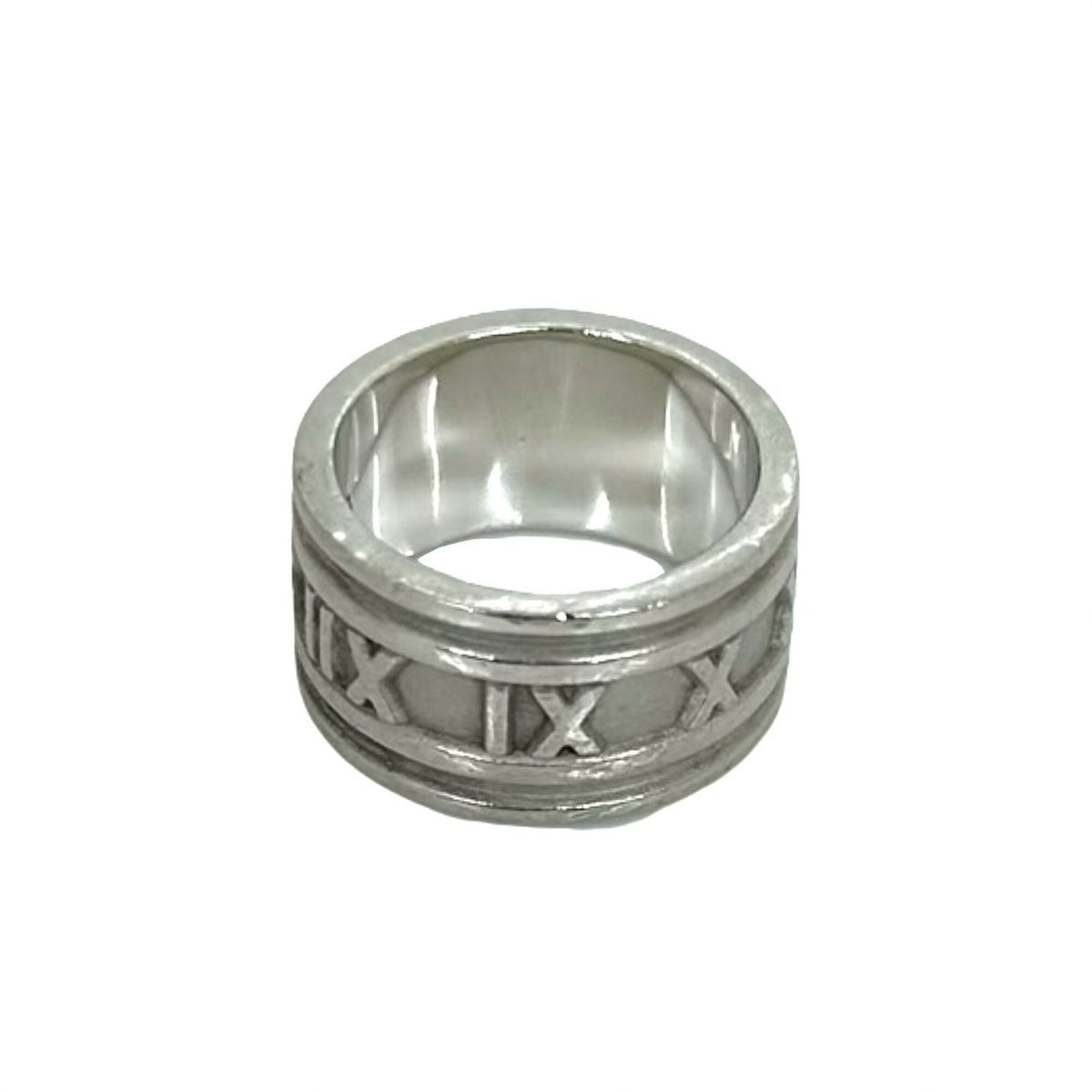 Tiffany Silver Silver 925 Band Ring (Pre-Owned)