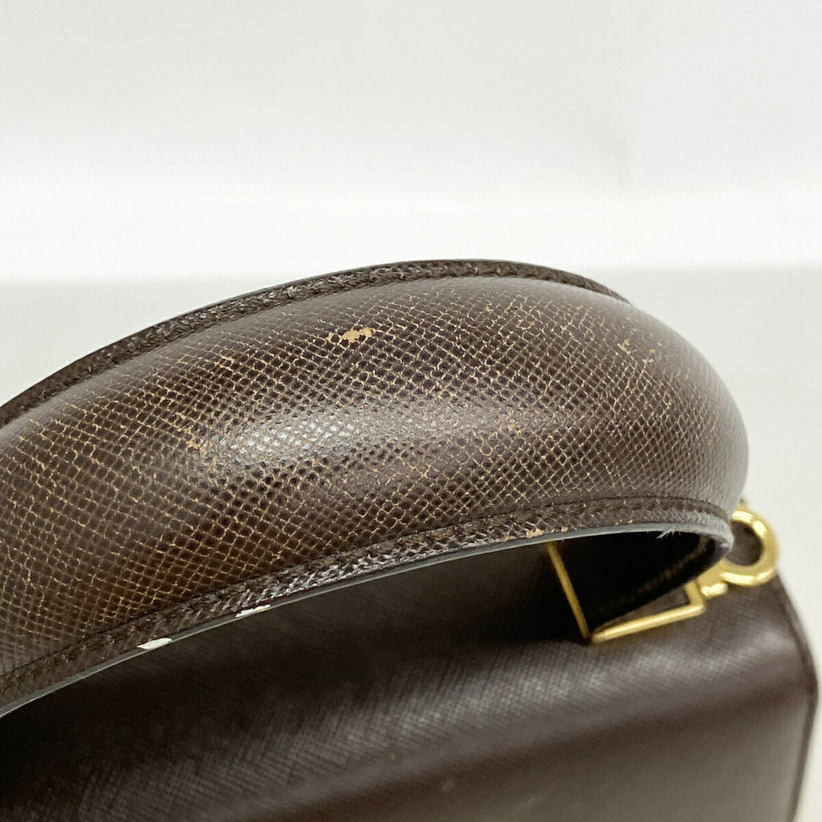 Salvatore Ferragamo Brown Leather Handbag (Pre-Owned)