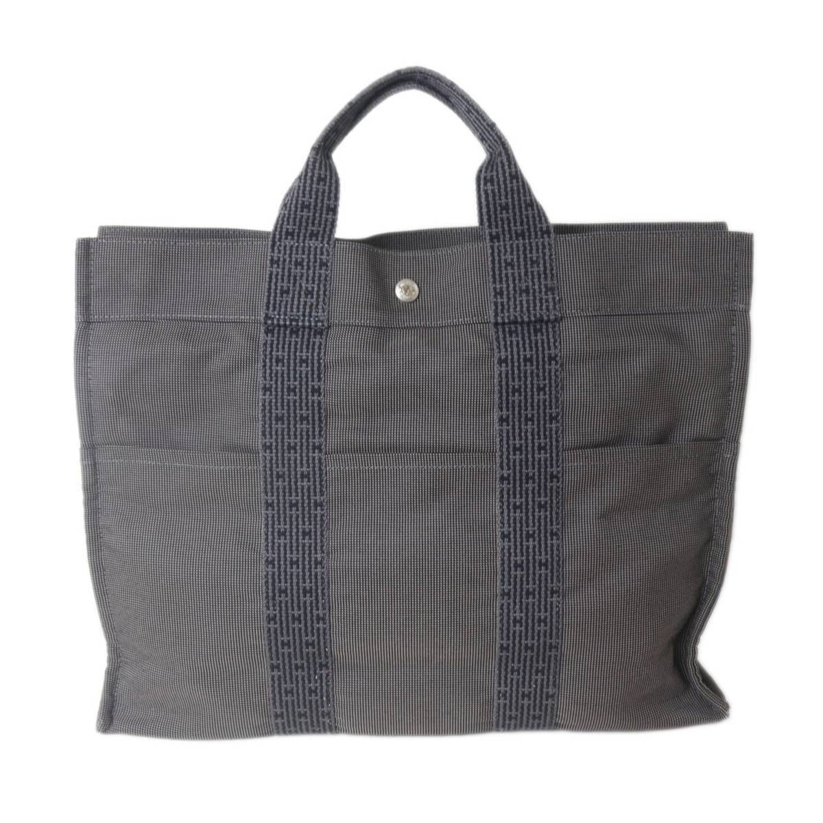 Hermes Her Line Gray Tote Bag (Pre-Owned)