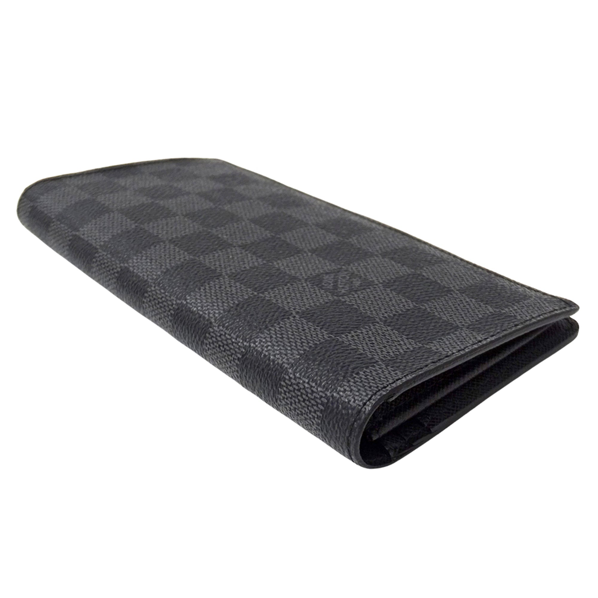 Louis Vuitton Black Damier Graphite Damier Graphite Long Wallet (Bi-Fold) (Pre-Owned)