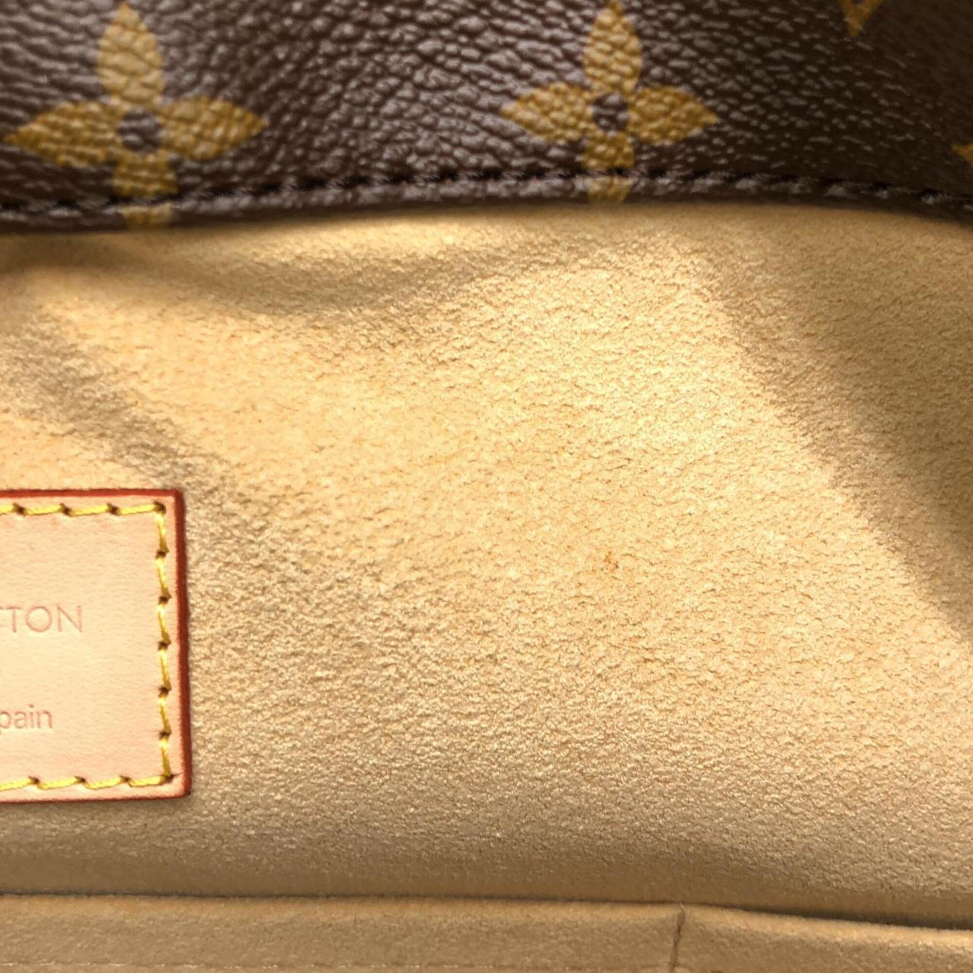 Louis Vuitton Marron Coated Canvas Shoulder Bag (Pre-Owned)