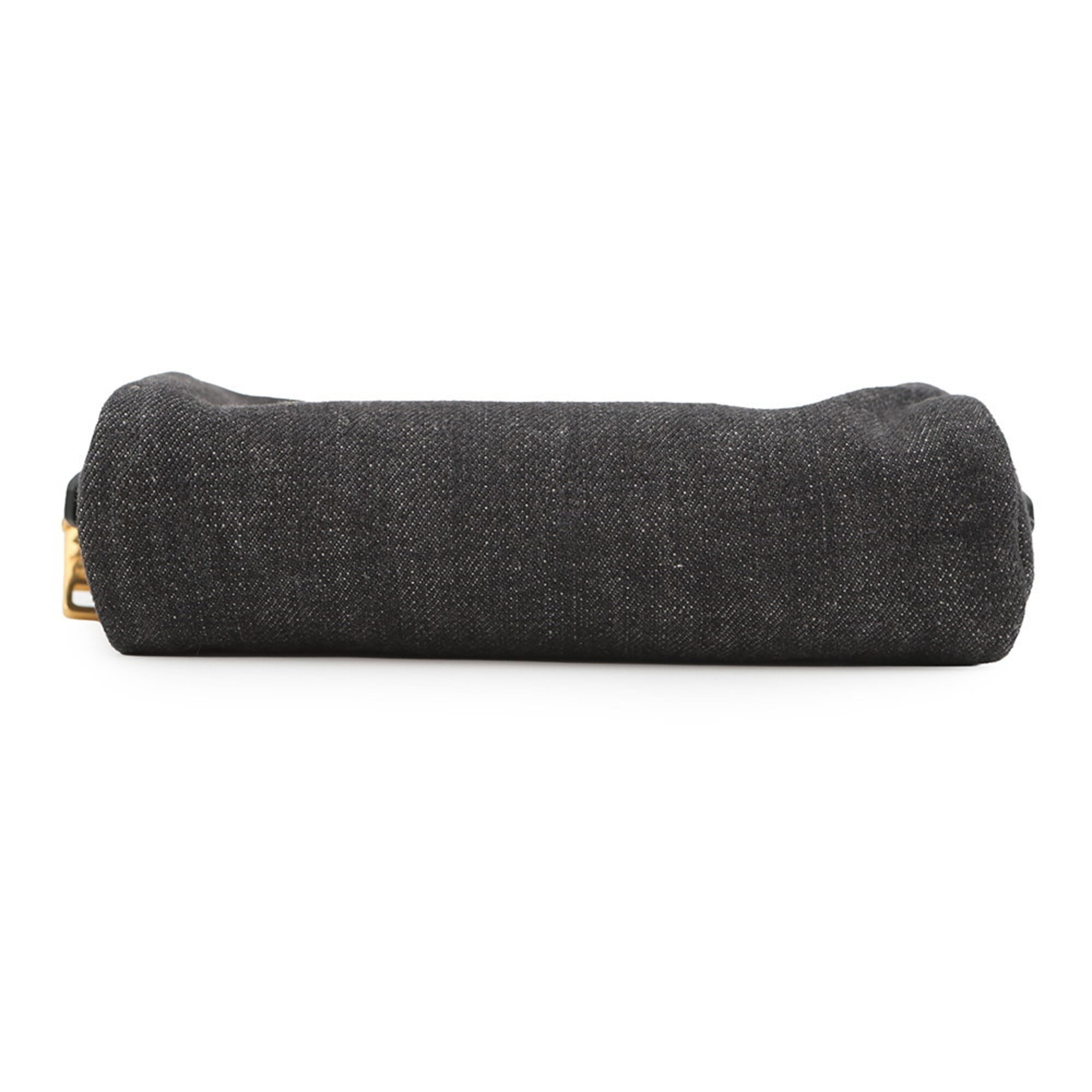 Prada Black Denim Handbag Pouch (Pre-Owned)