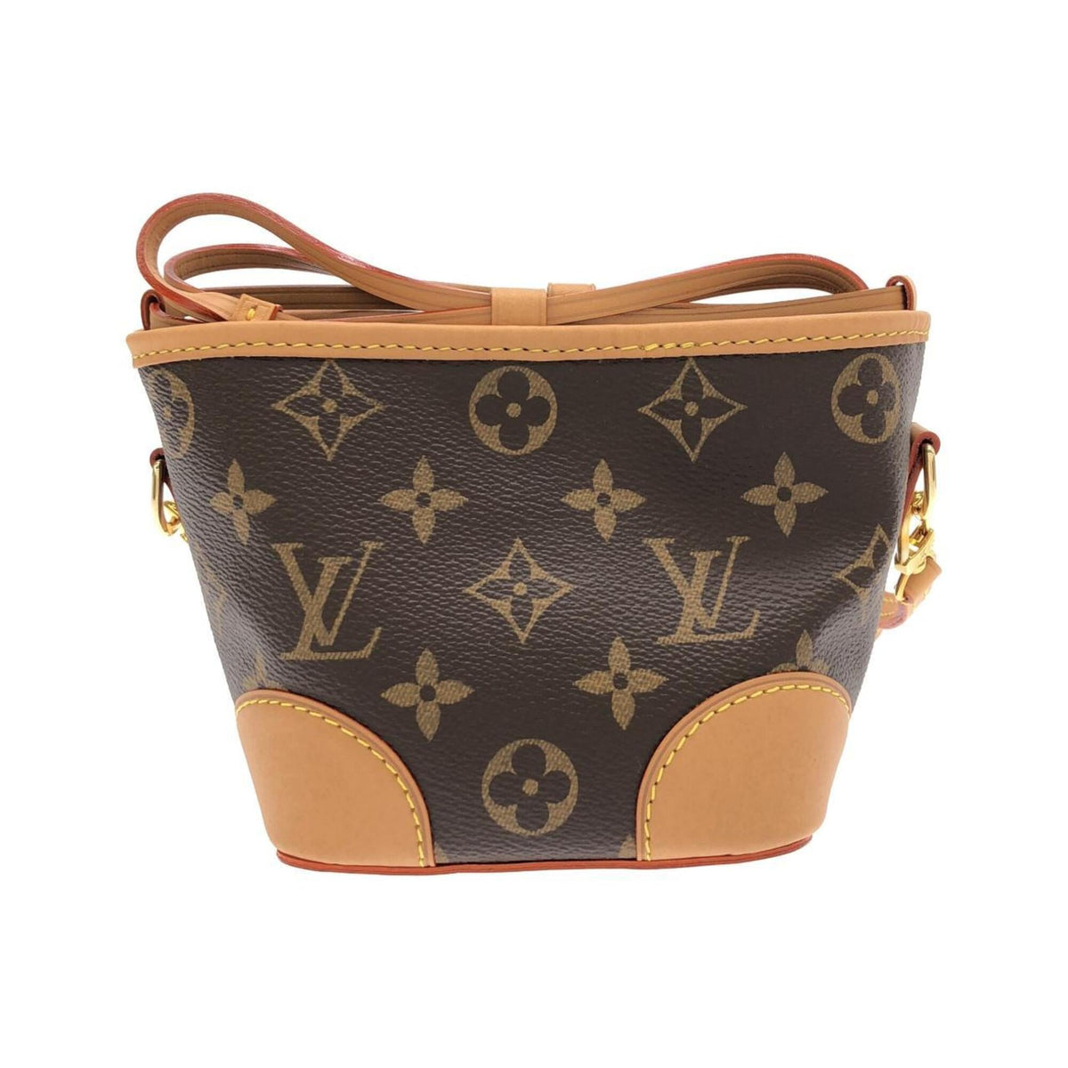 Louis Vuitton Marron Monogram Coated Canvas Shoulder Bag (Pre-Owned)