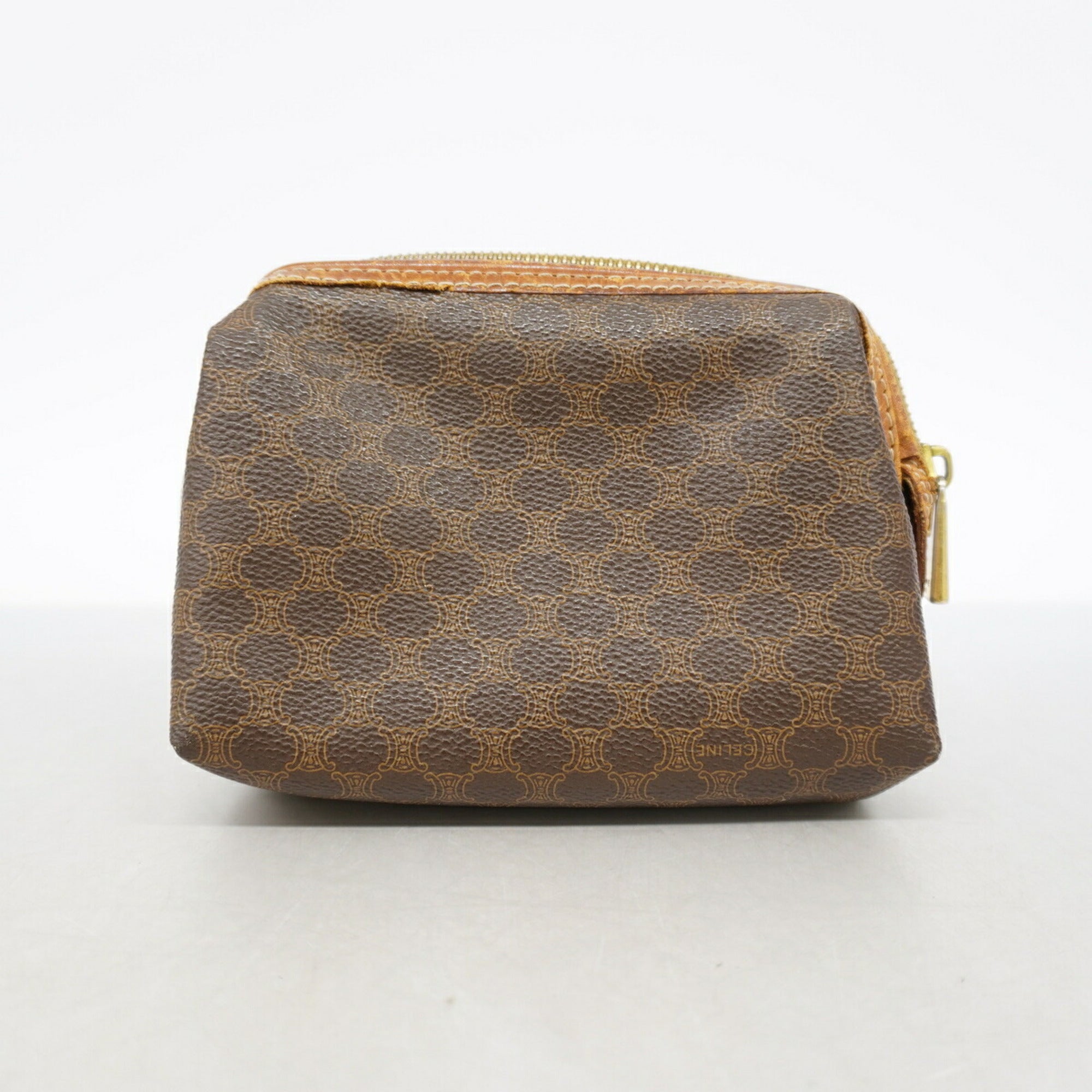 Celine Brown Pvc Pouch (Pre-Owned)