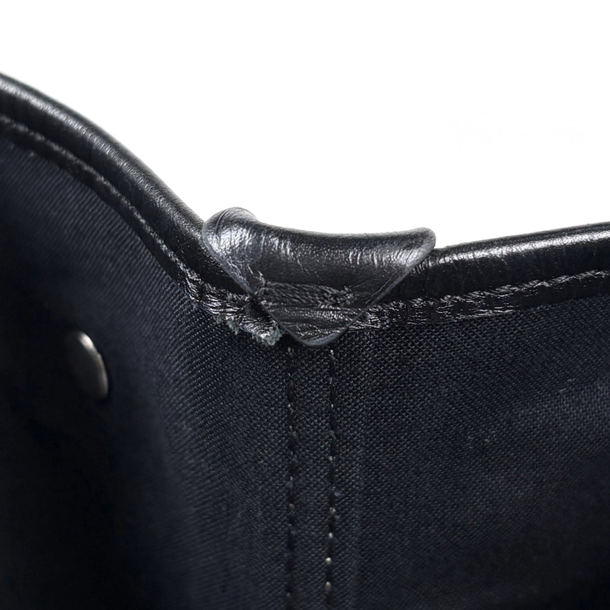 Balenciaga Black Navy Canvas Leather Tote Bag (Pre-Owned)
