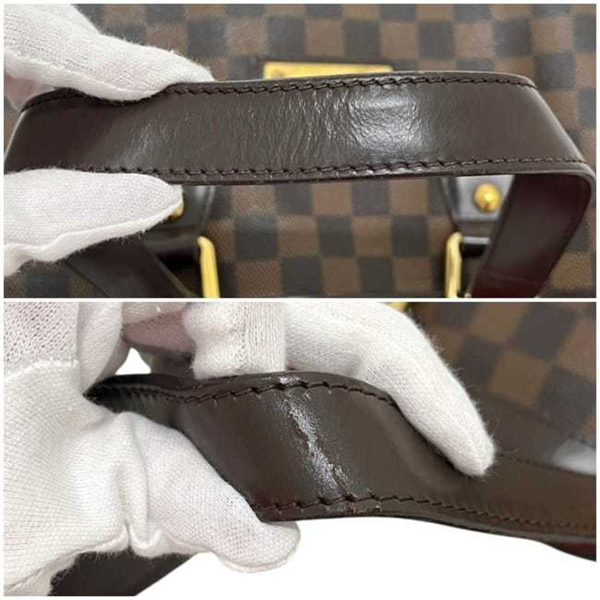 Louis Vuitton Damier Brown Damier Canvas Tote Bag (Pre-Owned)