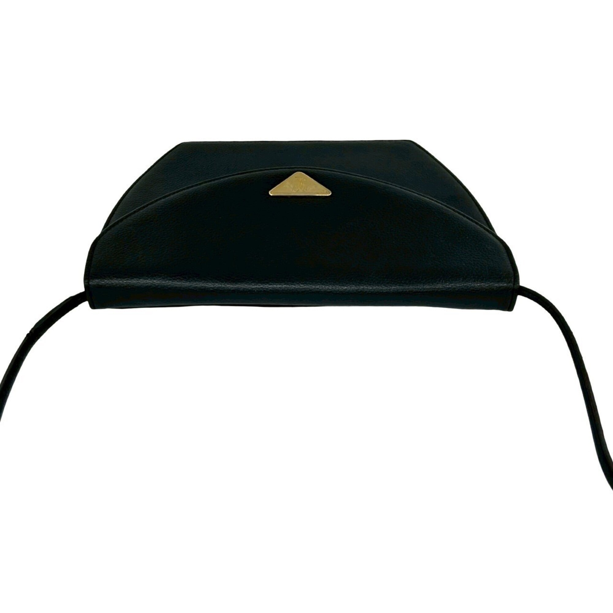 Yves Saint Laurent Black Leather Shoulder Bag (Pre-Owned)